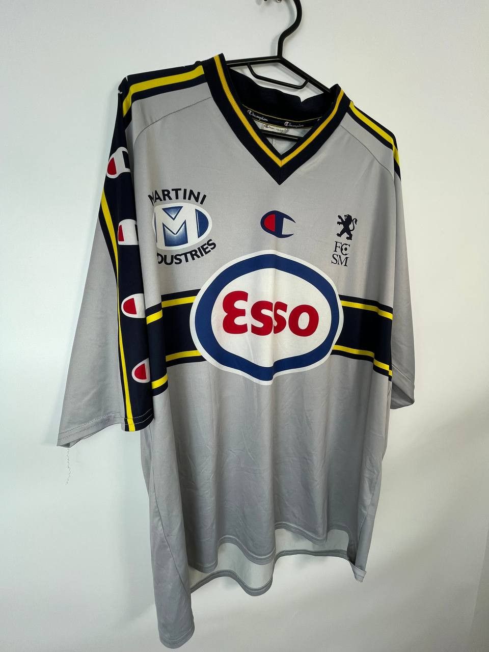 Champion FC SOCHAUX 1999 2000 AWAY SHIRT CHAMPION MARTINI Sz L Size US L / EU 52-54 / 3 - 2 Thumbnail