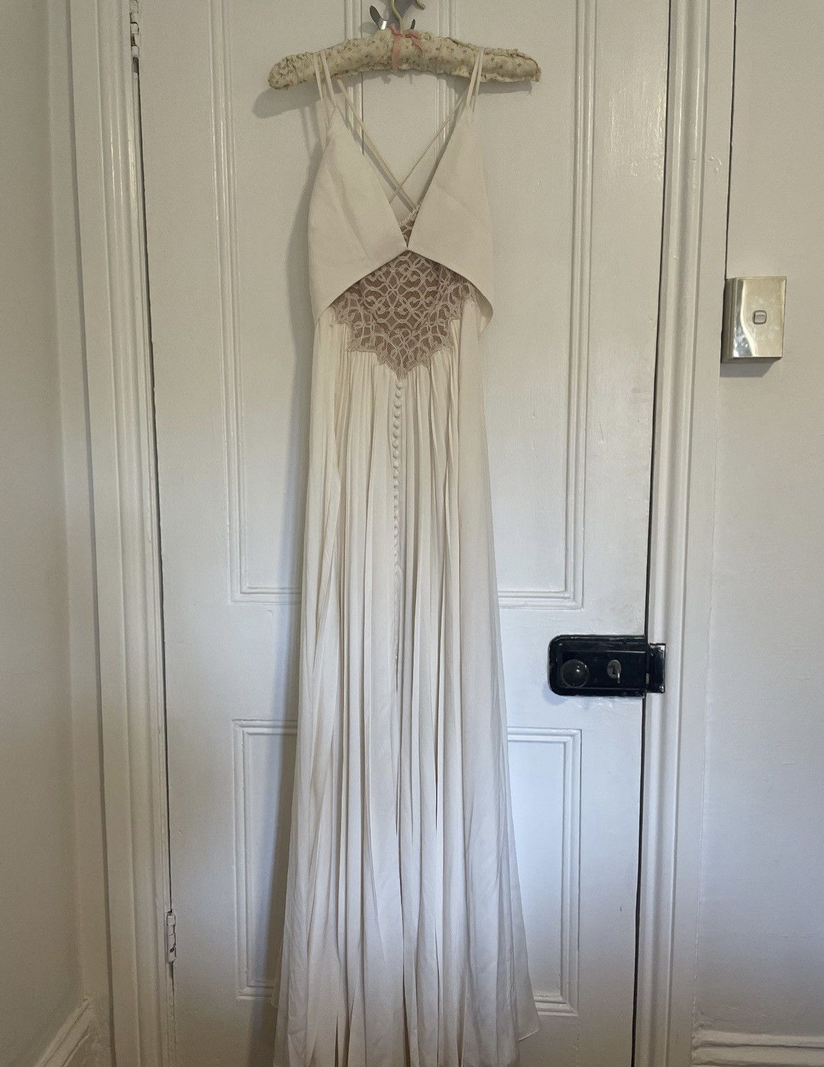 Jonathan Simkhai Jonathan Simkhai Kolbi Charmeuse Dress Wedding Size S / US 4 / IT 40 - 4 Thumbnail