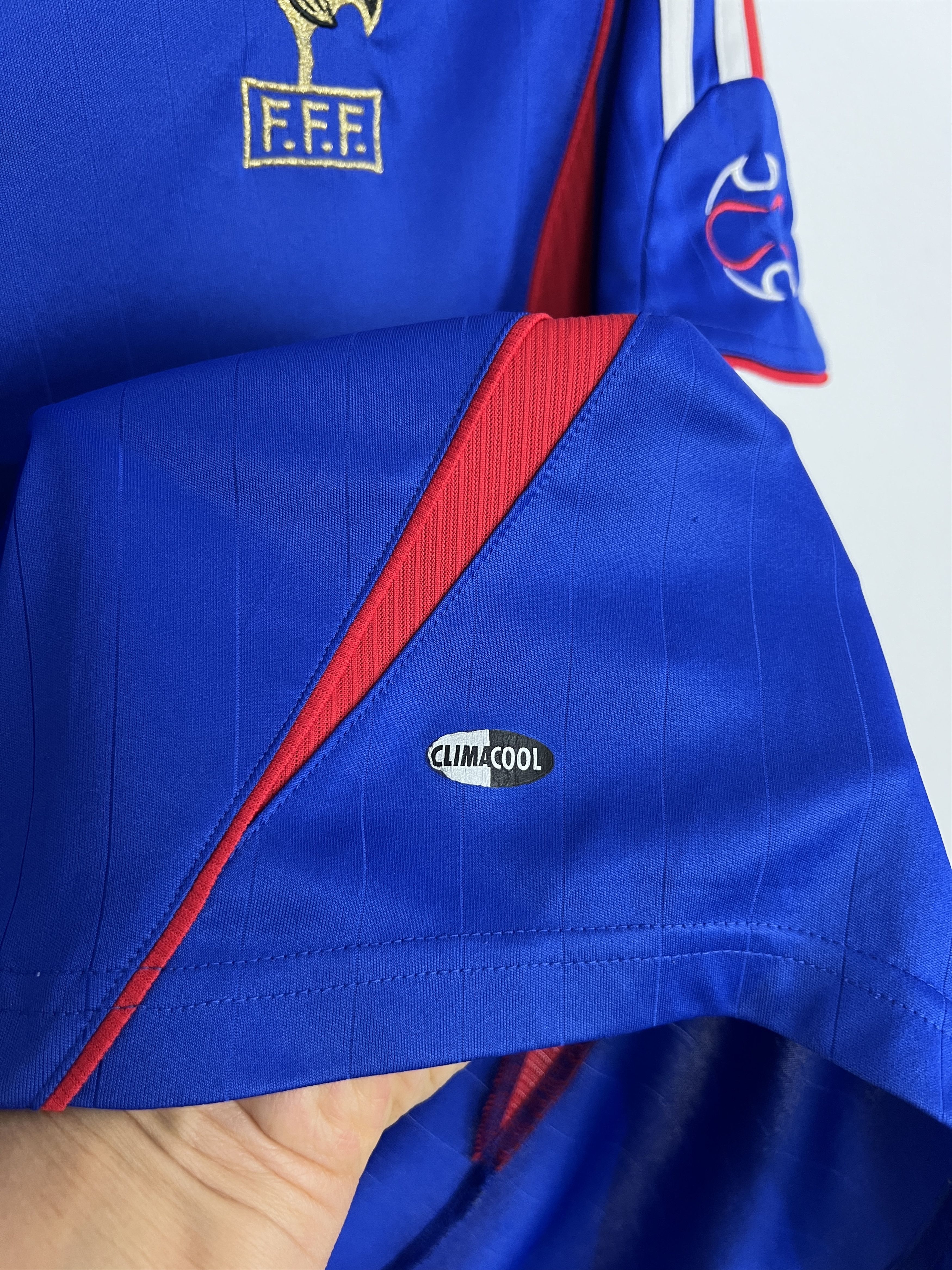 Adidas France Home football shirt 2006 Soccer Adidas Jersey Trikot Size US S / EU 44-46 / 1 - 5 Thumbnail