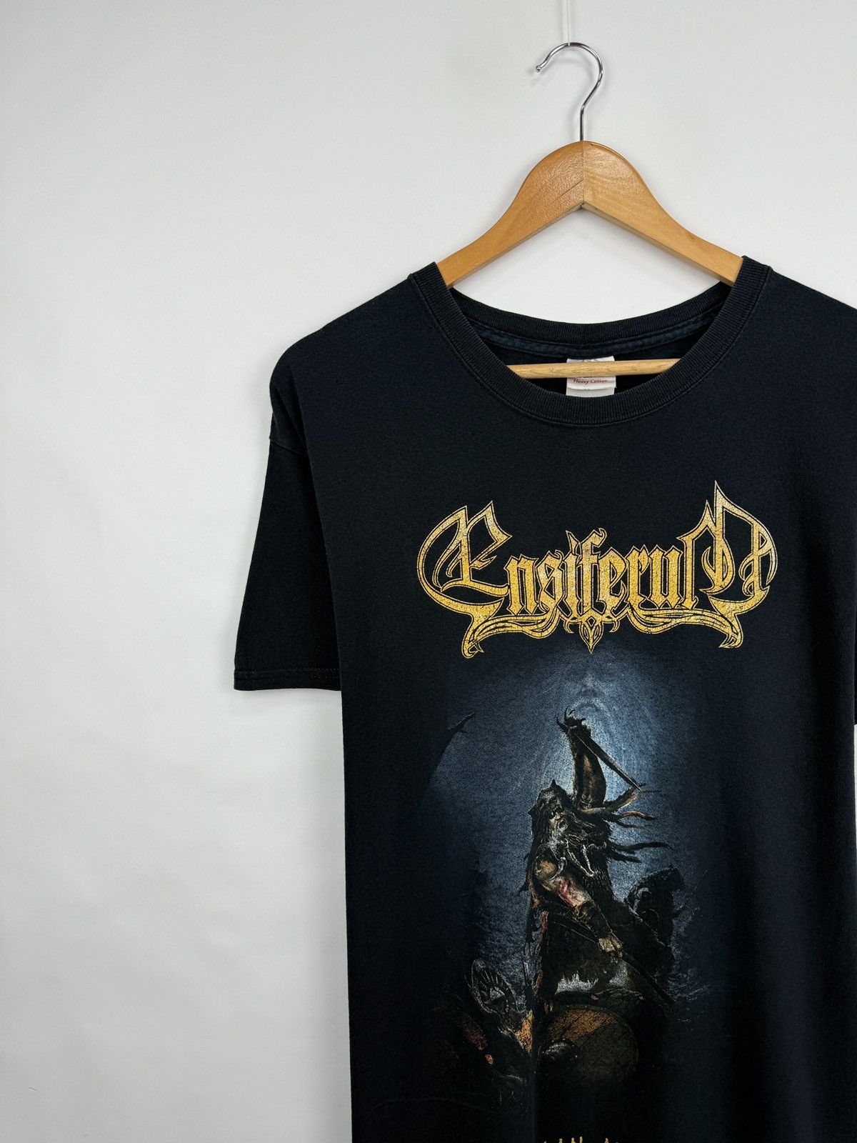 Band Tees 🇫🇮 Vtg Ensiferum One Man Army Folk Metal Band T-shirt Finland Size US L / EU 52-54 / 3 - 4 Thumbnail