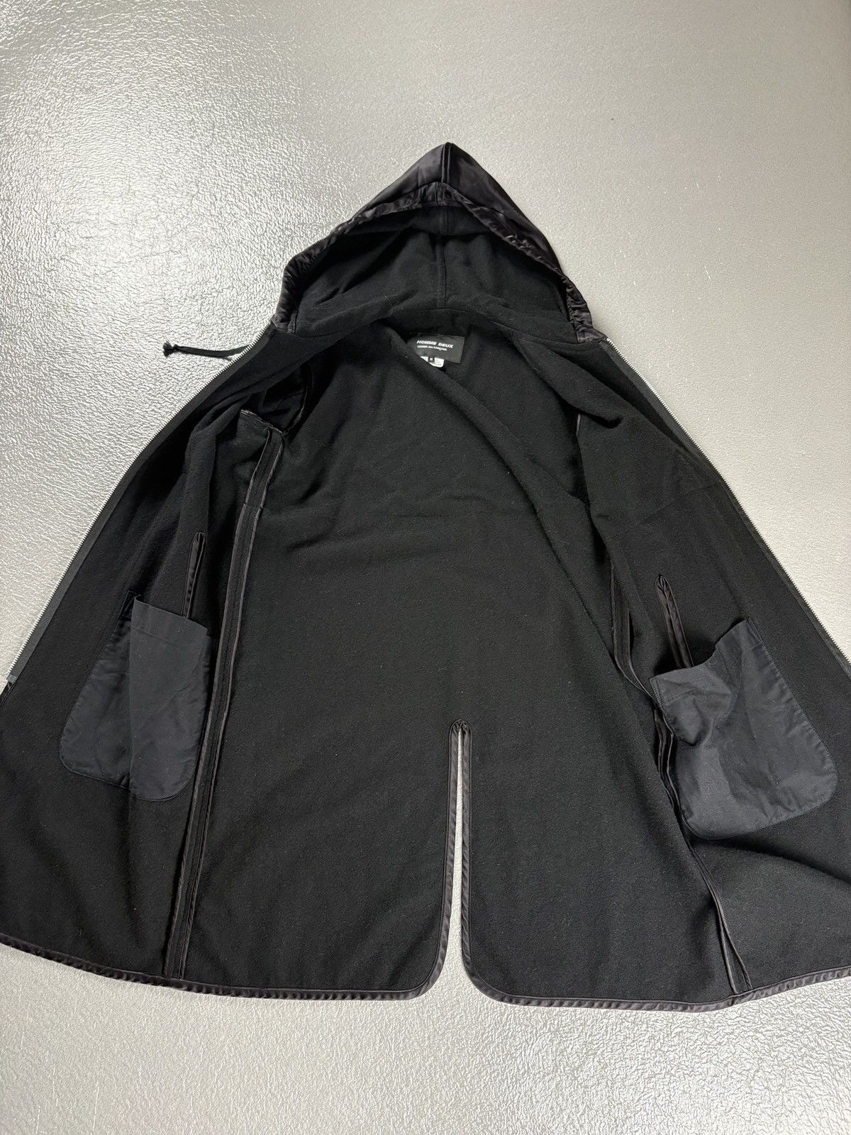 Comme des Garcons Comme des Garcons AW2019 Homme Hooded Long Coat Black Size US M / EU 48-50 / 2 - 12 Thumbnail