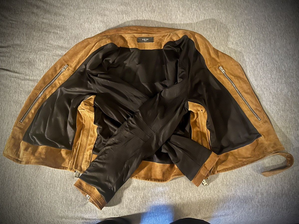 Amiri AMIRI Tobacco Biker Jacket Size US M / EU 48-50 / 2 - 6 Thumbnail