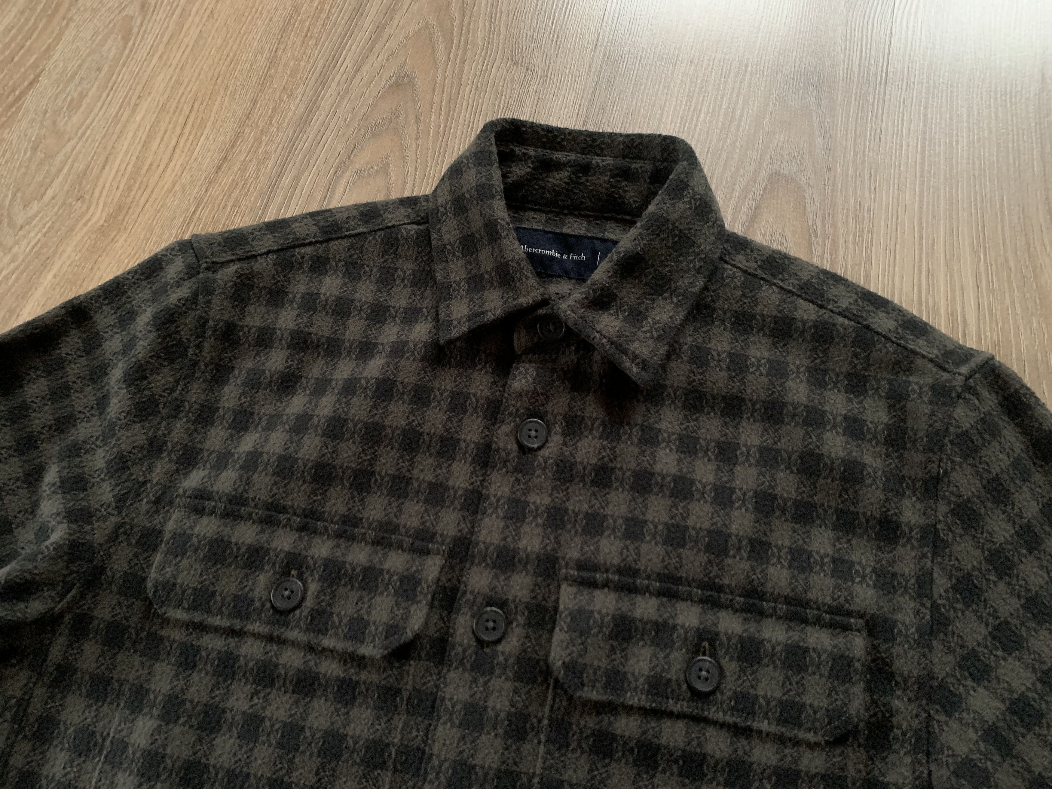 Abercrombie & Fitch Abercrombie & Fitch Check Dobby Flannel Plaid Overshirt Size US XS / EU 42 / 0 - 4 Thumbnail