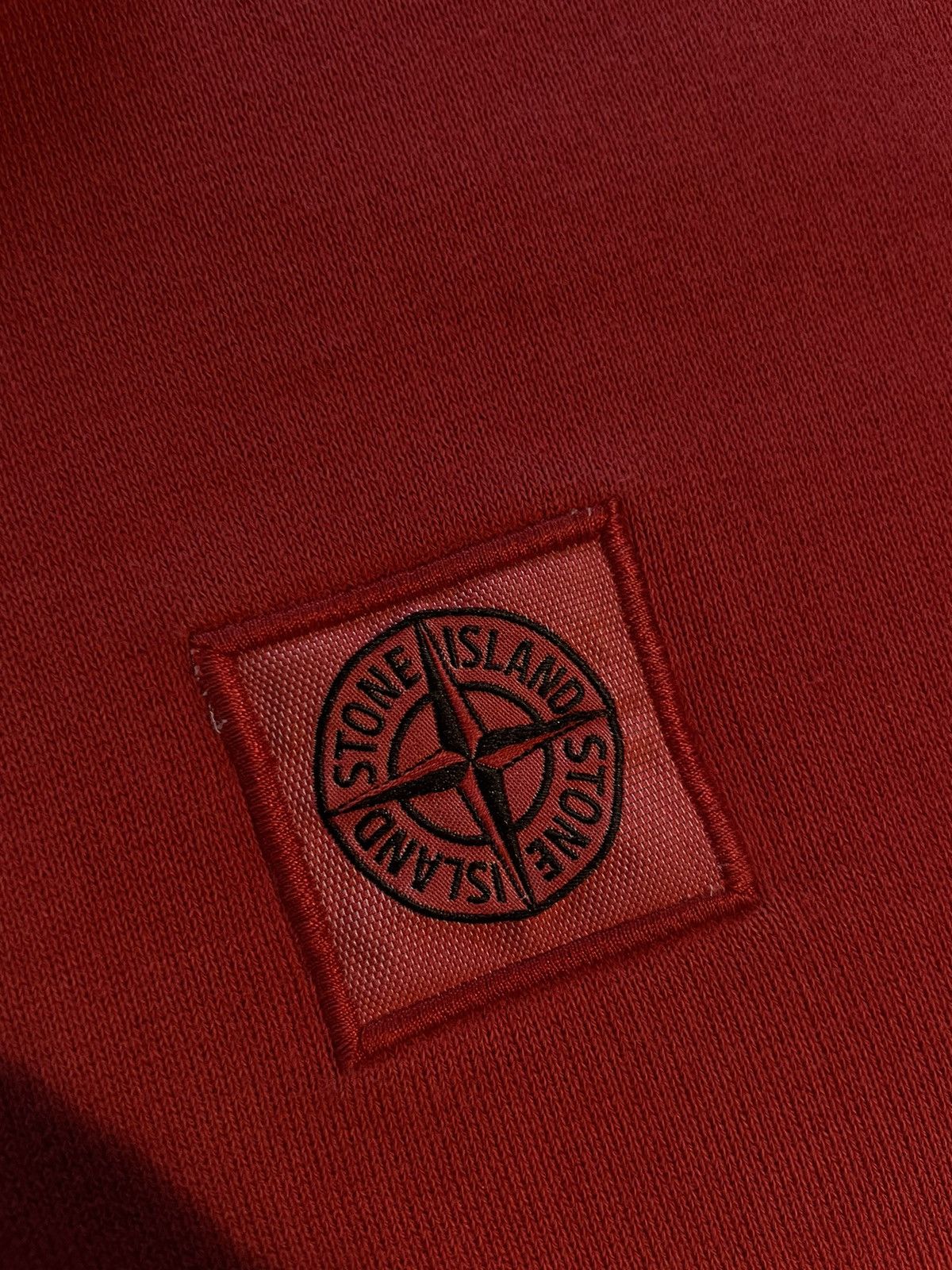 Stone Island Vintage Stone Island Patch Program Red Zip Hoodie – XL Size US XL / EU 56 / 4 - 3 Thumbnail