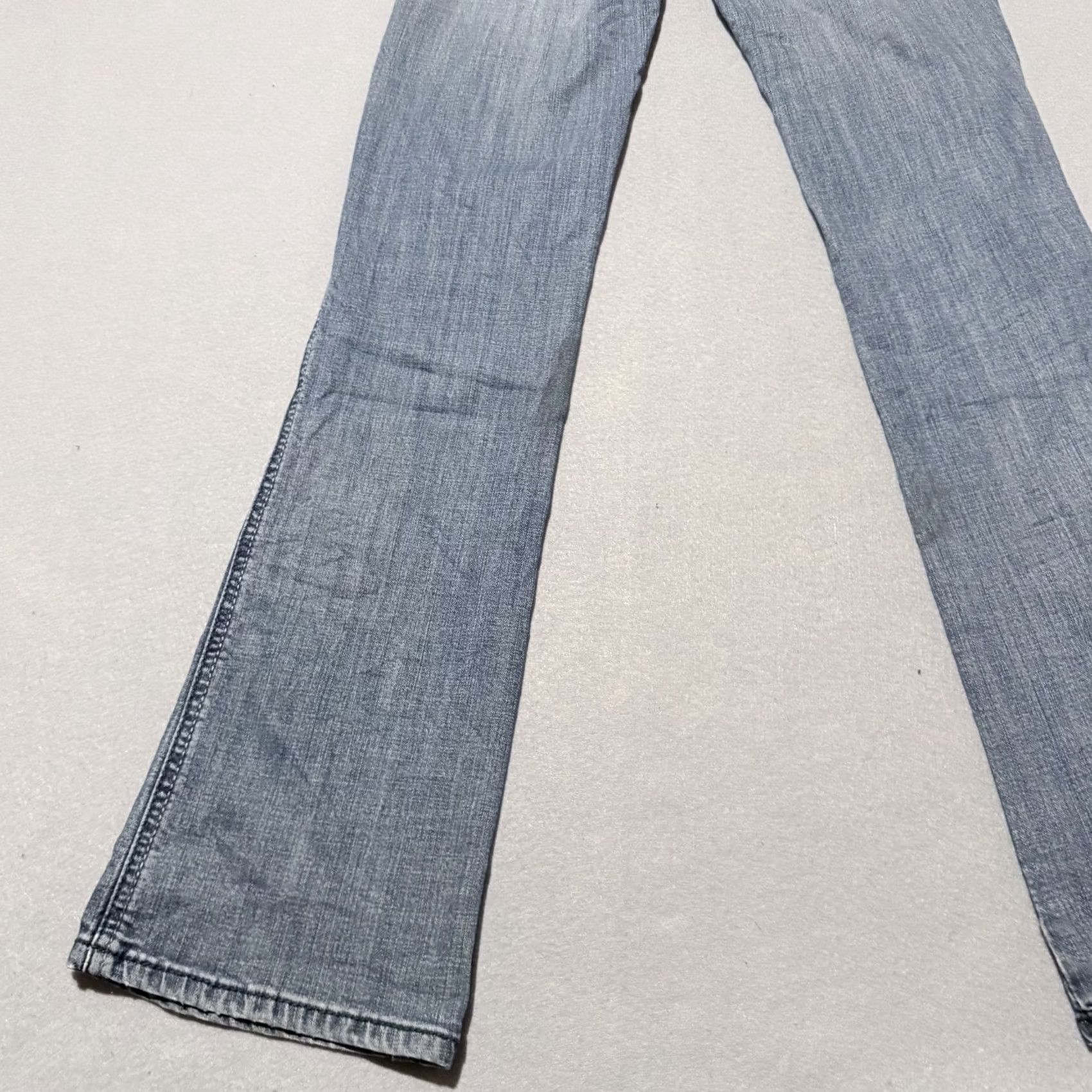 Wrangler Wrangler Jeans Women's Blue Denim Mid Rise Bootcut Zip Fly 26x31 Size 26" / US 2 / IT 38 - 7 Thumbnail