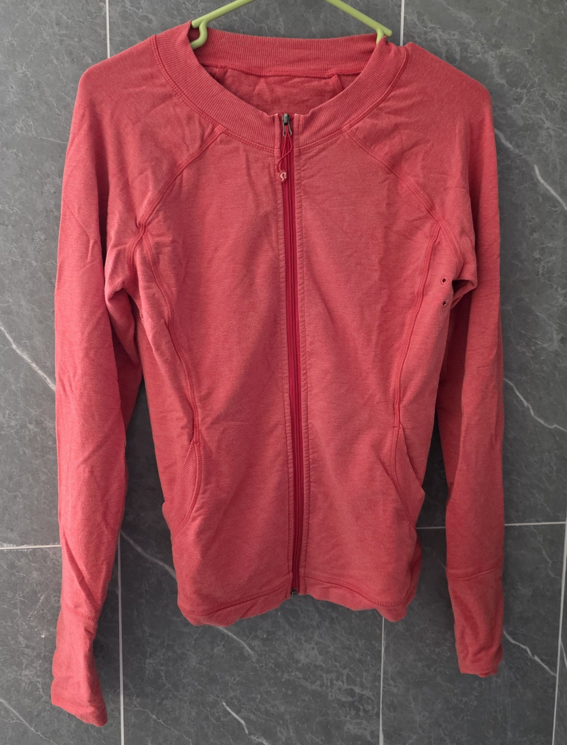 Lululemon Lululemon Jacket Heather Red Jacket PTP 17" Approx M 8 Size M / US 6-8 / IT 42-44 - 1 Thumbnail