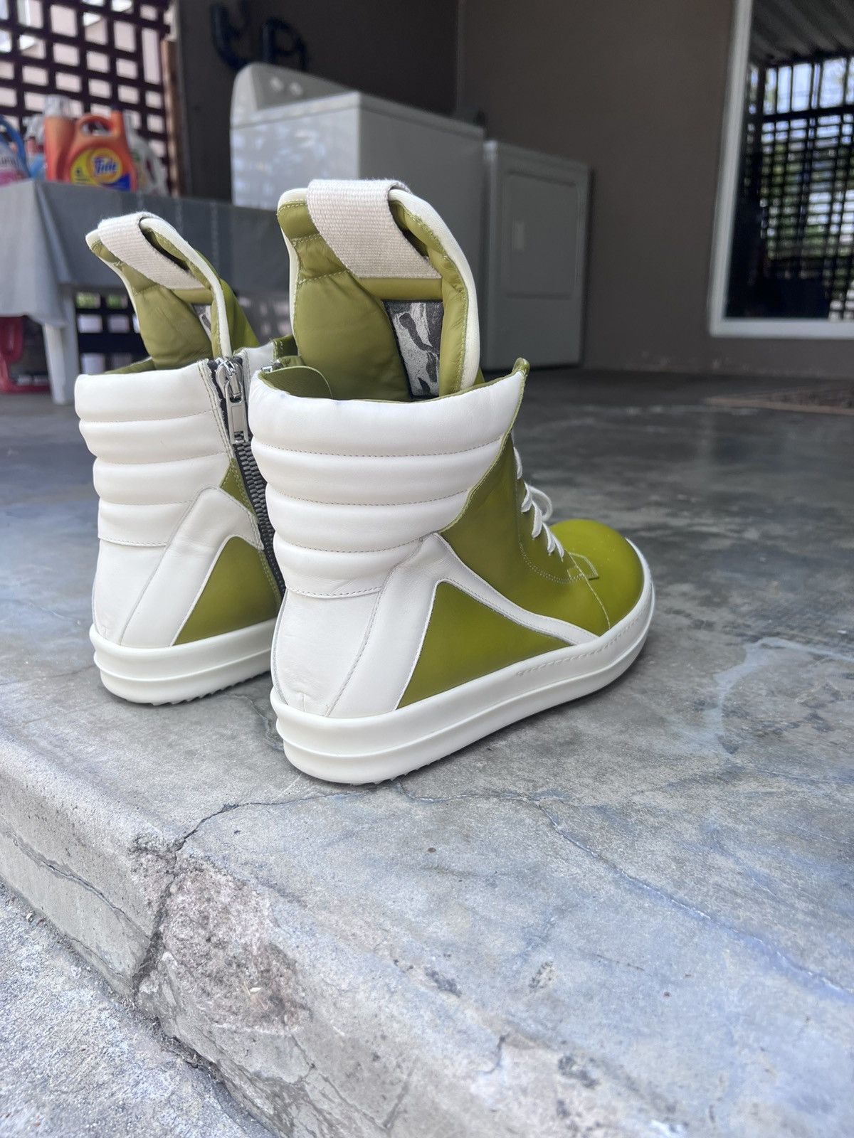 Rick Owens Olive Rick Owens Geobaskets Size US 11 / EU 44 - 6 Thumbnail