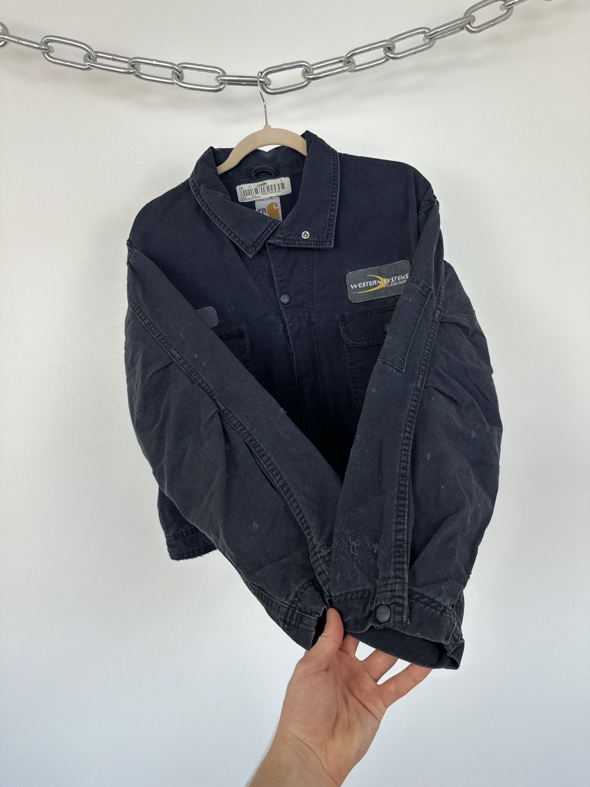 Carhartt Vintage 90s Carhartt Flame Resistant USA Cropped Work Jacket Size US M / EU 48-50 / 2 - 9 Thumbnail