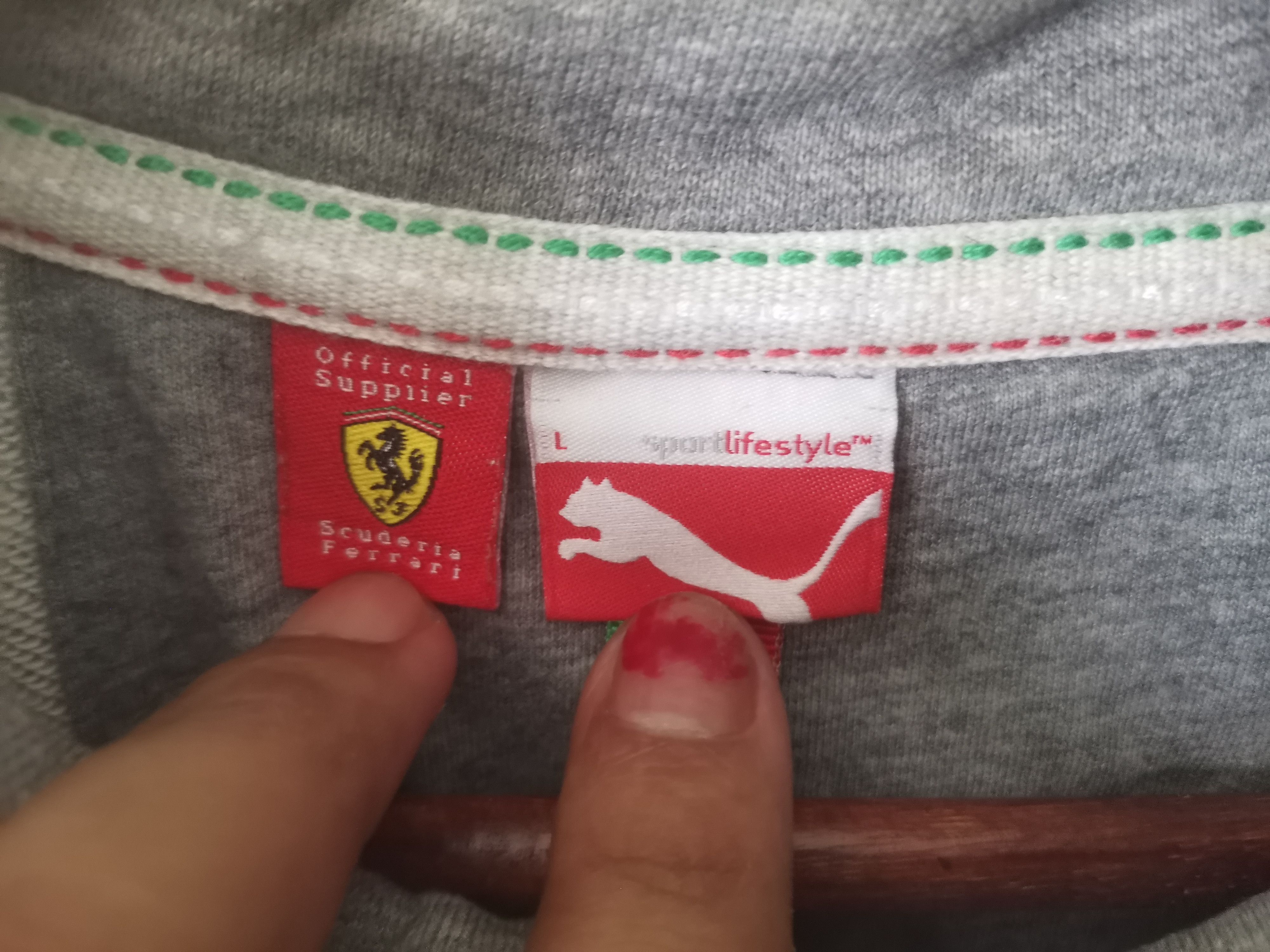 Ferrari × Puma Rare Puma X Ferrari sweatshirt grey colour Size US L / EU 52-54 / 3 - 4 Thumbnail