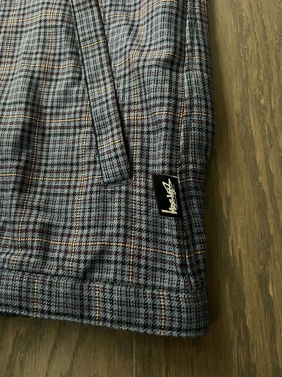 Stussy Stussy Mini Check Bing Jacket - Blue Size US M / EU 48-50 / 2 - 4 Thumbnail