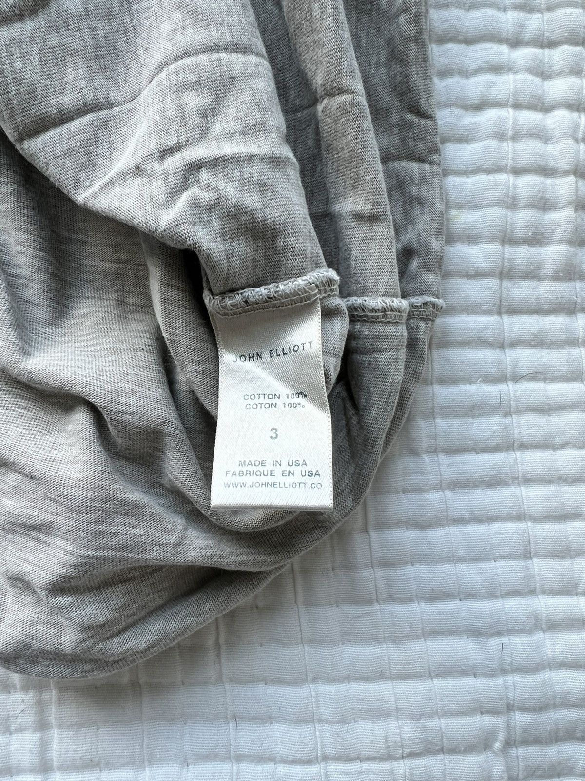 John Elliott 98USD Anti-Expo Tee Sage Size US L / EU 52-54 / 3 - 7 Thumbnail
