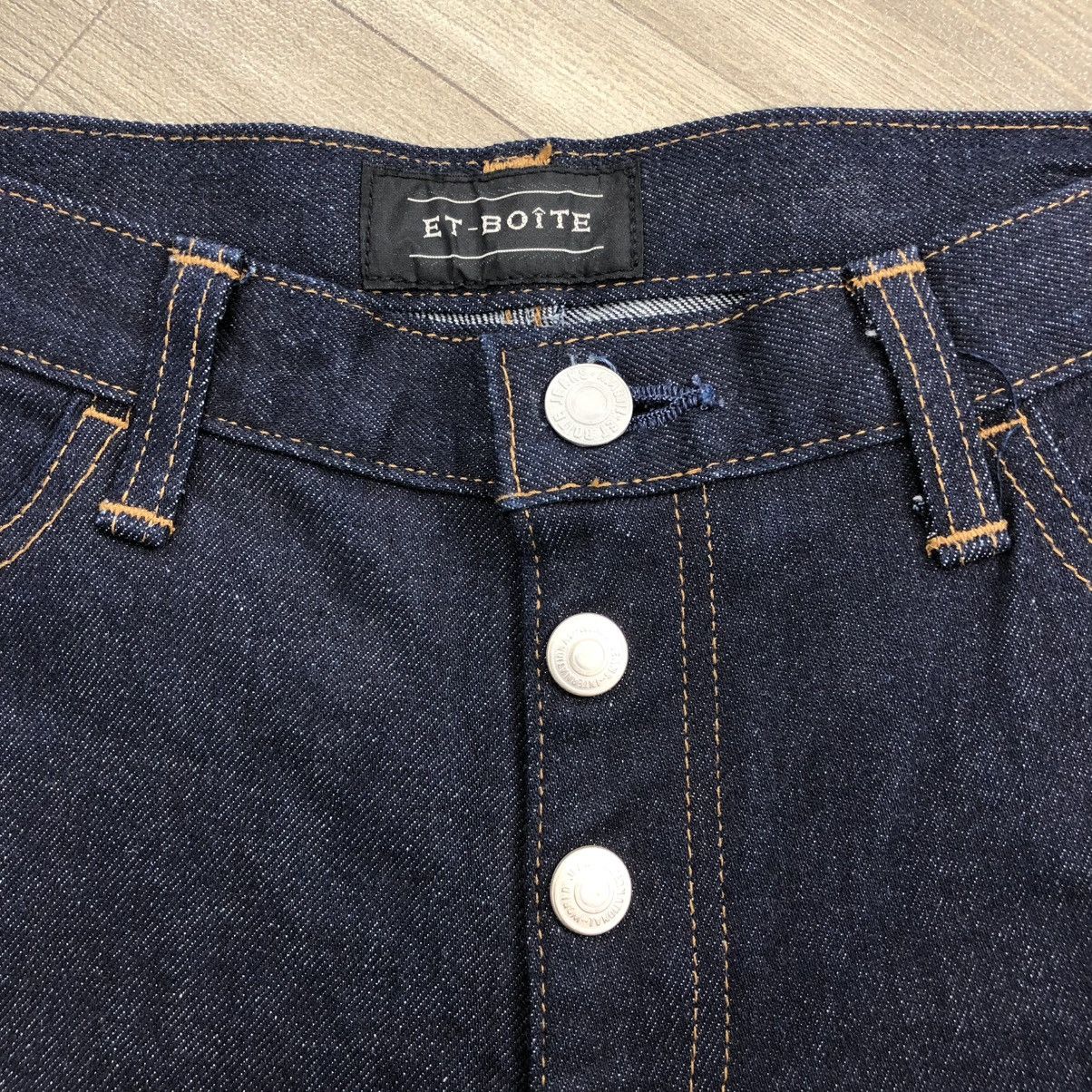 Japanese Brand 2000s Et-Boite Ifsixwasnine Lgb Button Bootcut Flared Jeans Size US 26 / EU 42 - 7 Thumbnail