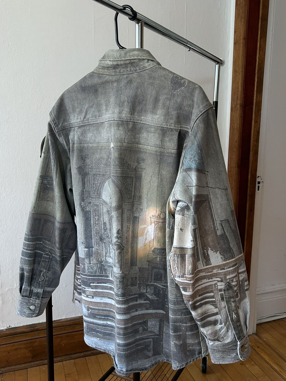 424 424 Graphic Print Denim Jacket Size US L / EU 52-54 / 3 - 3 Thumbnail