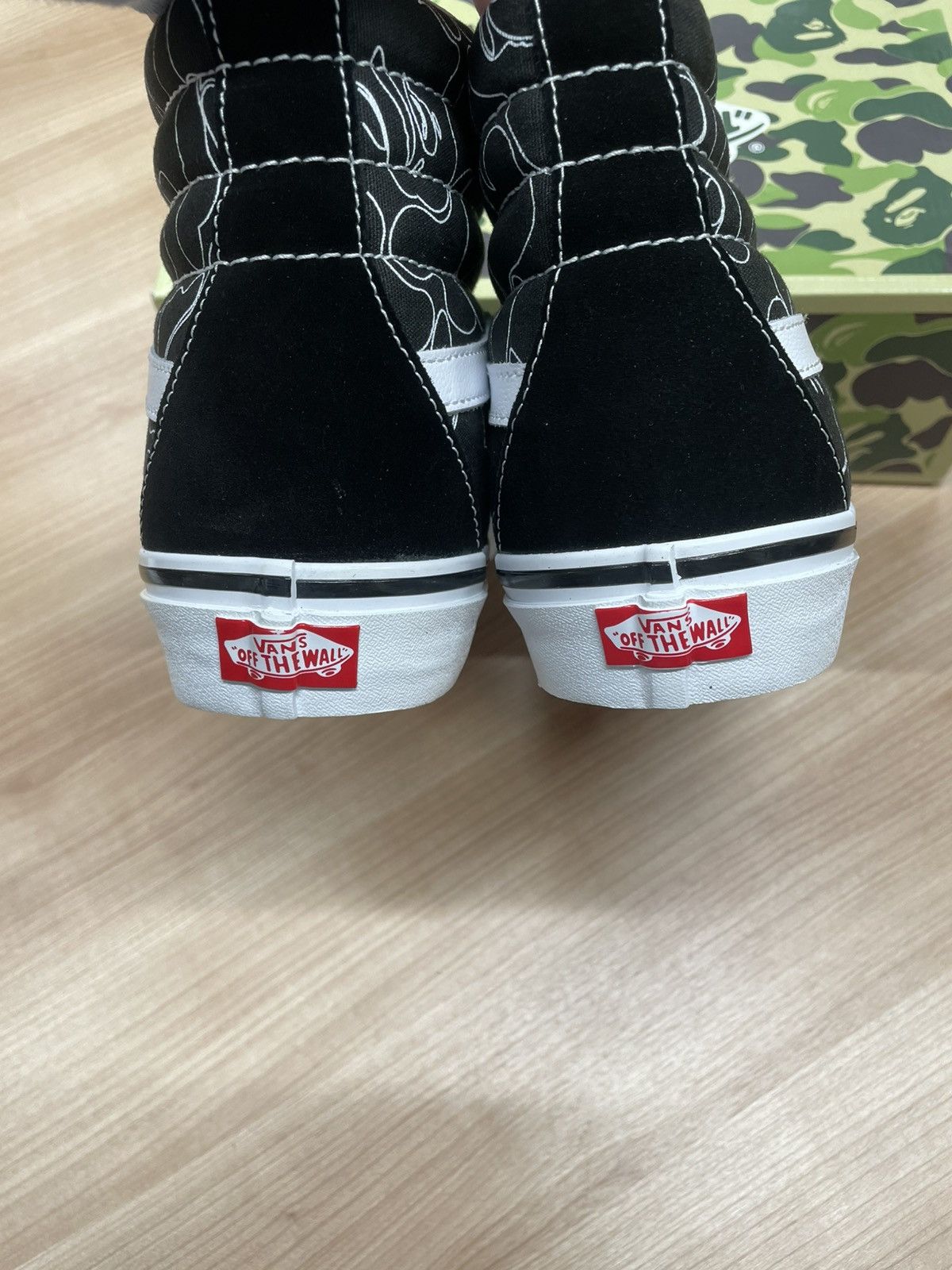 Bape × Vans VANS LINE ABC CAMO SK8-HI 38 DX Size US 11.5 / EU 44-45 - 6 Thumbnail