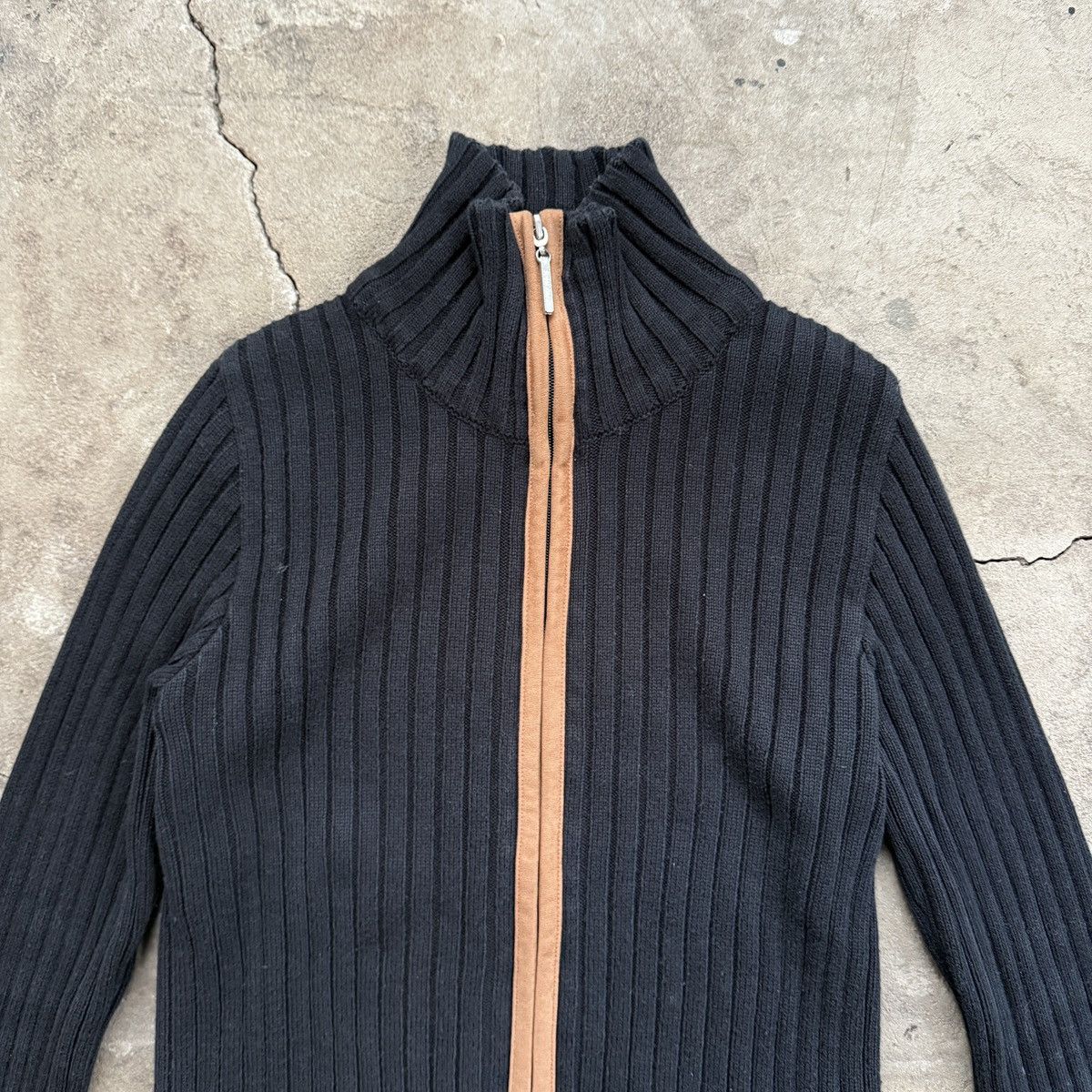 Japanese Brand × Vintage Vintage Y2K Street One Stripe Zip Sweater Size S / US 4 / IT 40 - 3 Thumbnail
