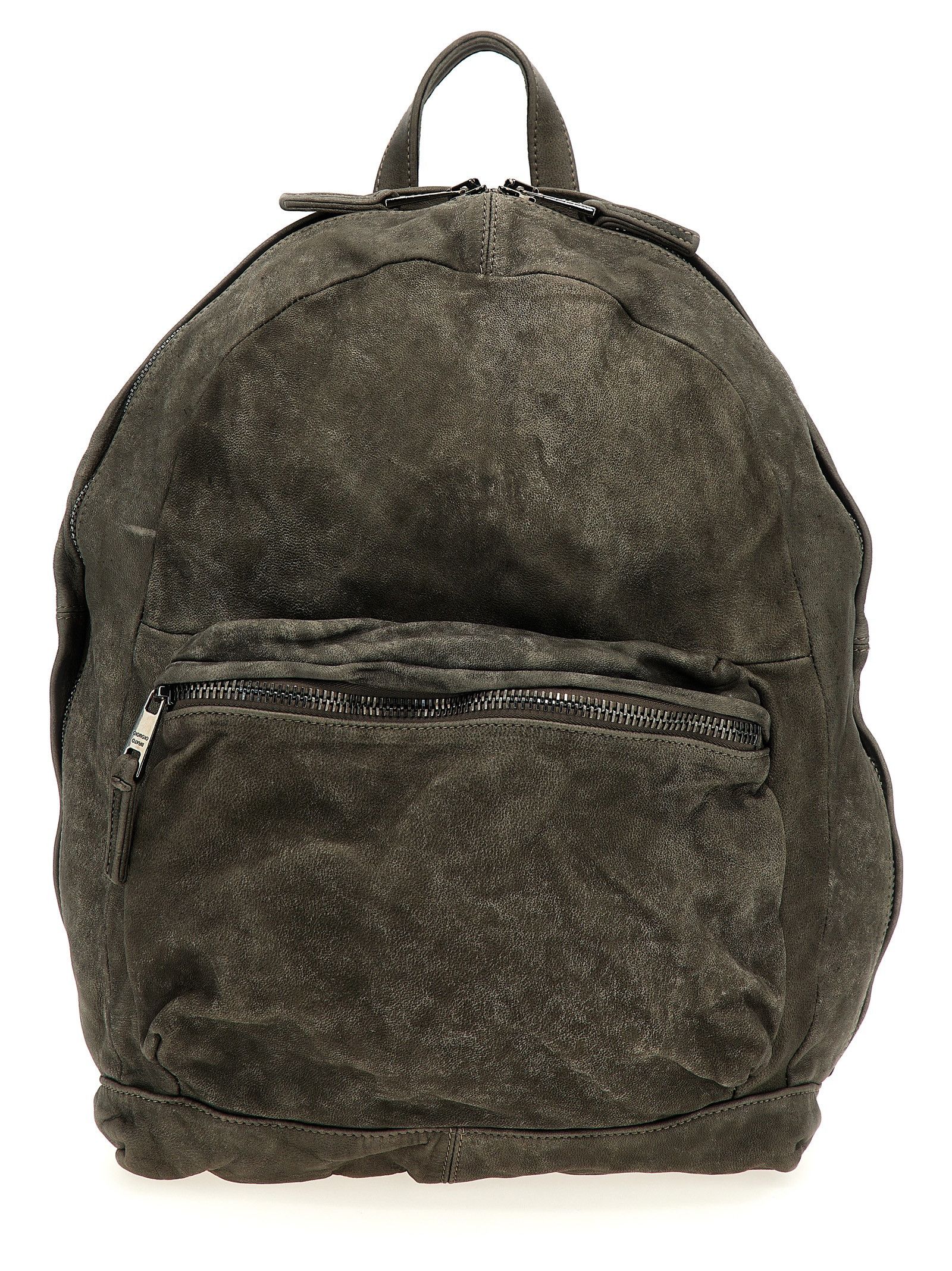 Giorgio Brato Leather backpack Size ONE SIZE - 1 Thumbnail