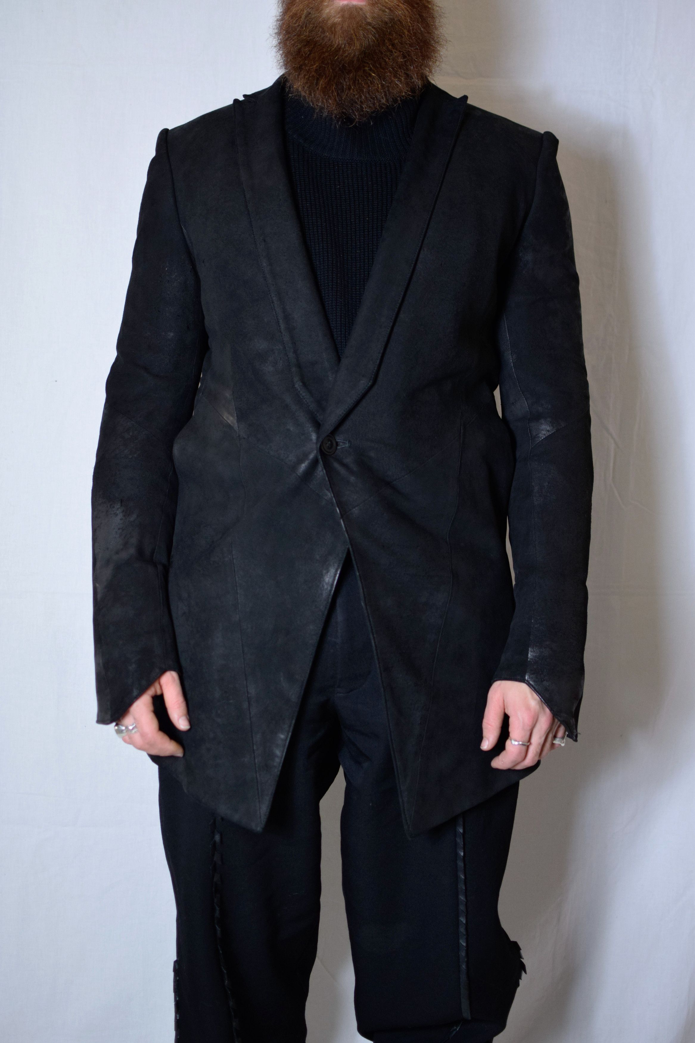 Julius Julius SS15 Prism Leather Blazer - 497JAM8 Size US L / EU 52-54 / 3 - 4 Thumbnail