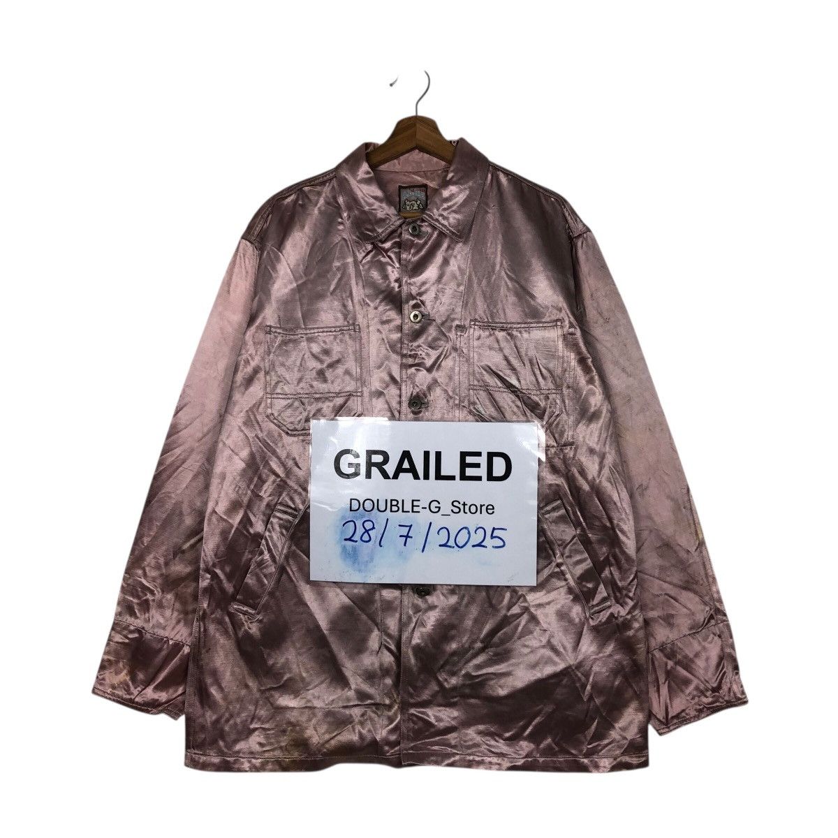 Japanese Brand 📌Vintage Button Jacket Albe Marle Issey Miyake Work Wear Size US L / EU 52-54 / 3 - 1 Thumbnail