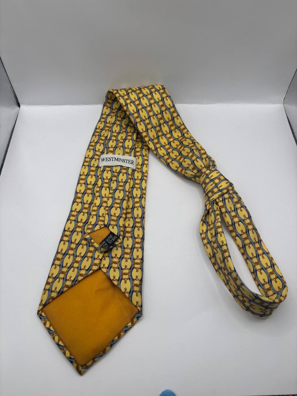 Vintage Westminster Vintage Silk Tie | Made in France | Equestrian Size ONE SIZE - 5 Thumbnail