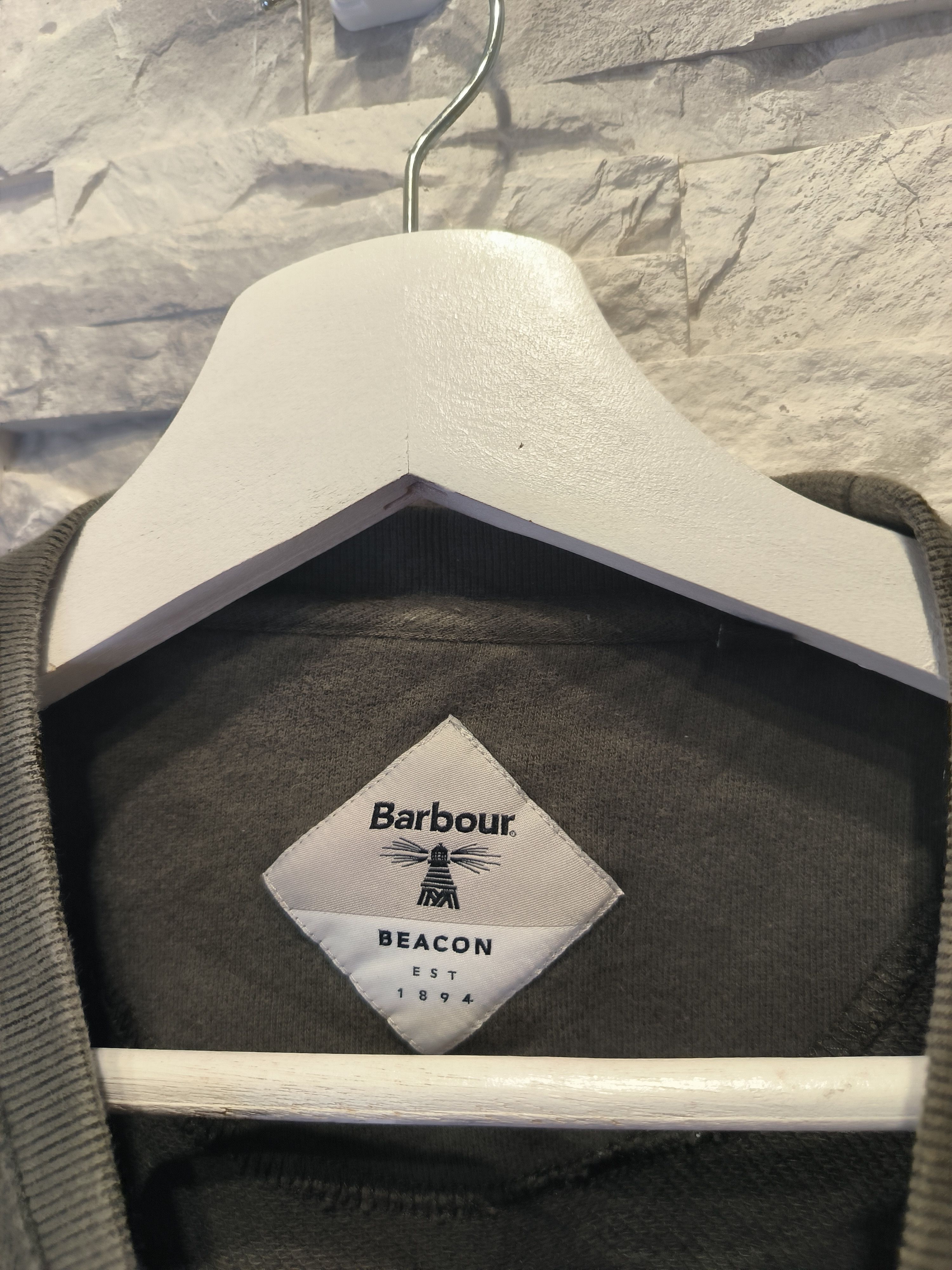 Barbour × Vintage Barbour Beacon Sweatshirt Green Logo Size US M / EU 48-50 / 2 - 4 Thumbnail