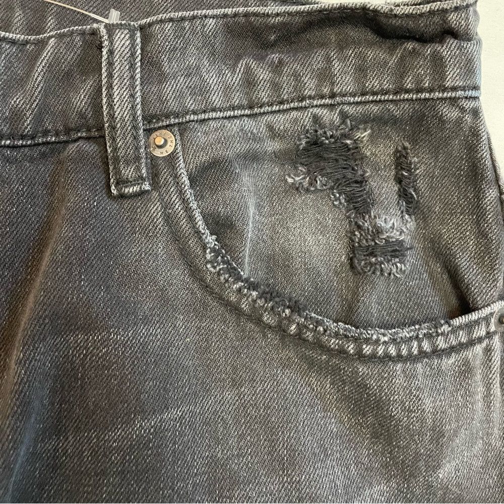 Free People New We the Free People CRVY Straight Shooter Distressed Bla Size 32" / US 10 / IT 46 - 8 Thumbnail