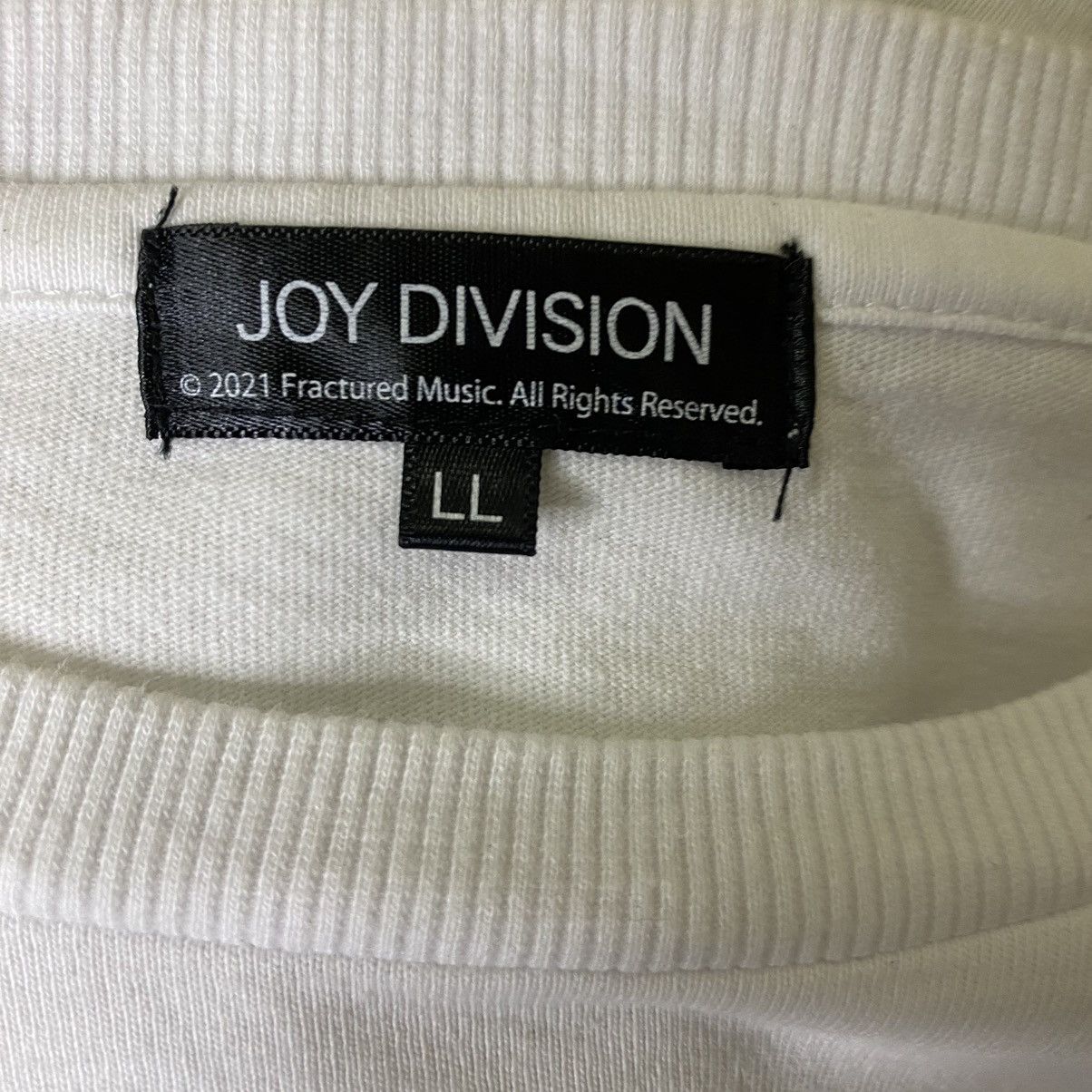 Band Tees × Joy Division Joy Divison Unknown Pleasure Official Reissue LS Tee Size US M / EU 48-50 / 2 - 3 Thumbnail