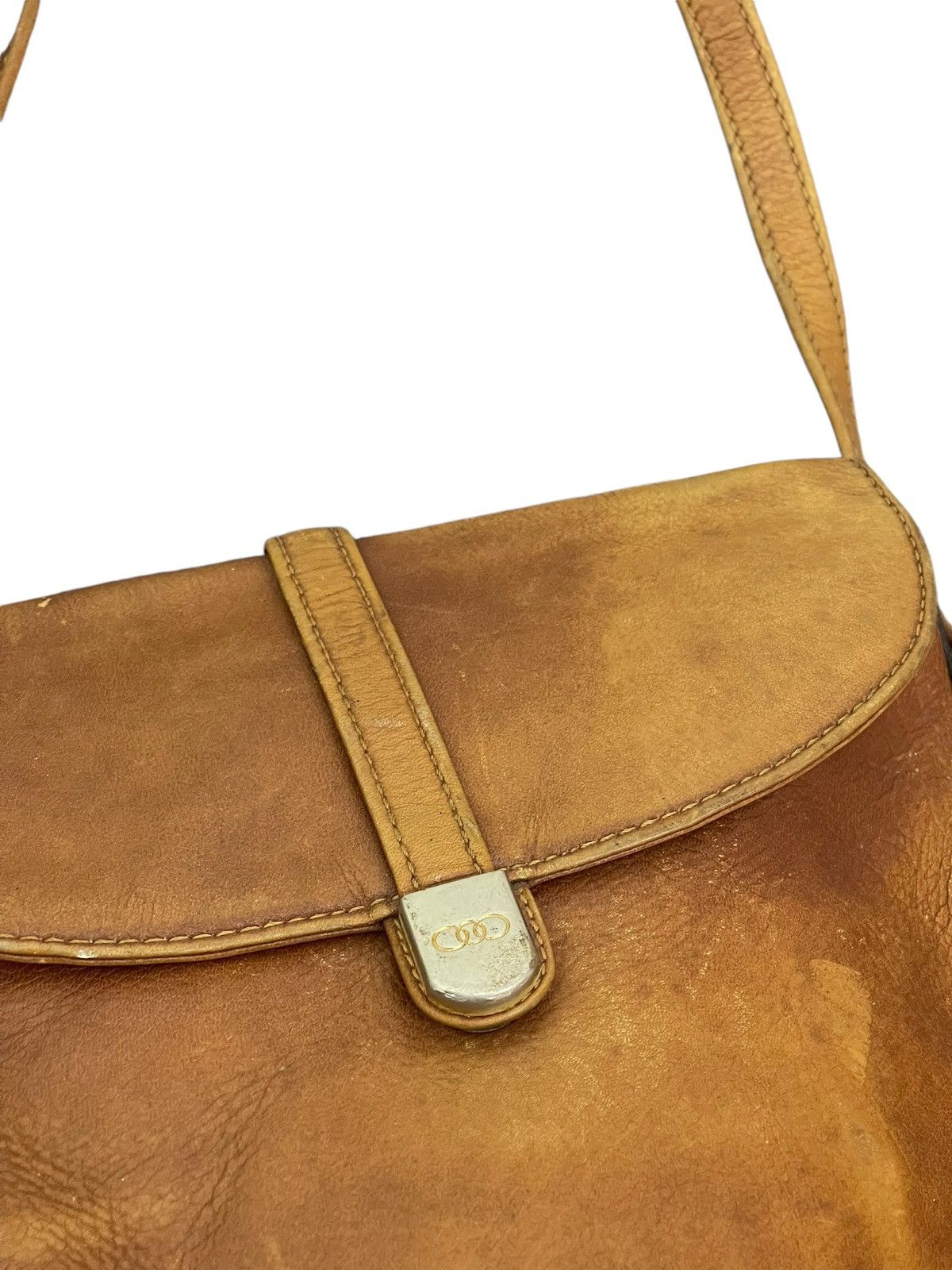 Comme des Garcons × Stussy Full Leather Vtg Pourchet Paris Cross Body Bag 9🟩 Size ONE SIZE - 11 Thumbnail