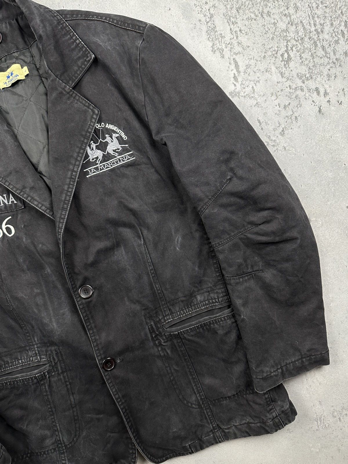 La Martina Vintage La Martina Argentina 1936 Waxed Field Blazer Jacket Size US L / EU 52-54 / 3 - 4 Thumbnail