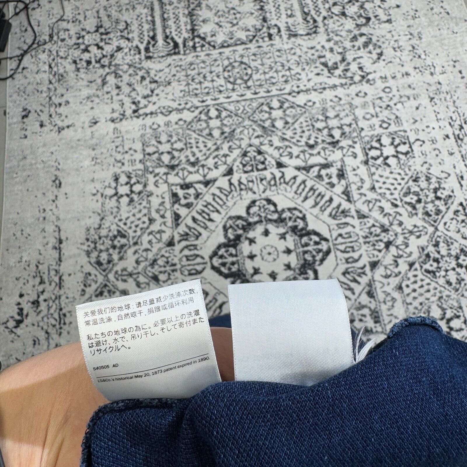 Levi's × Vintage Vintage Levi’s Unisex Navy Cotton Polo Shirt Size L Y2K 90s Size US L / EU 52-54 / 3 - 11 Thumbnail