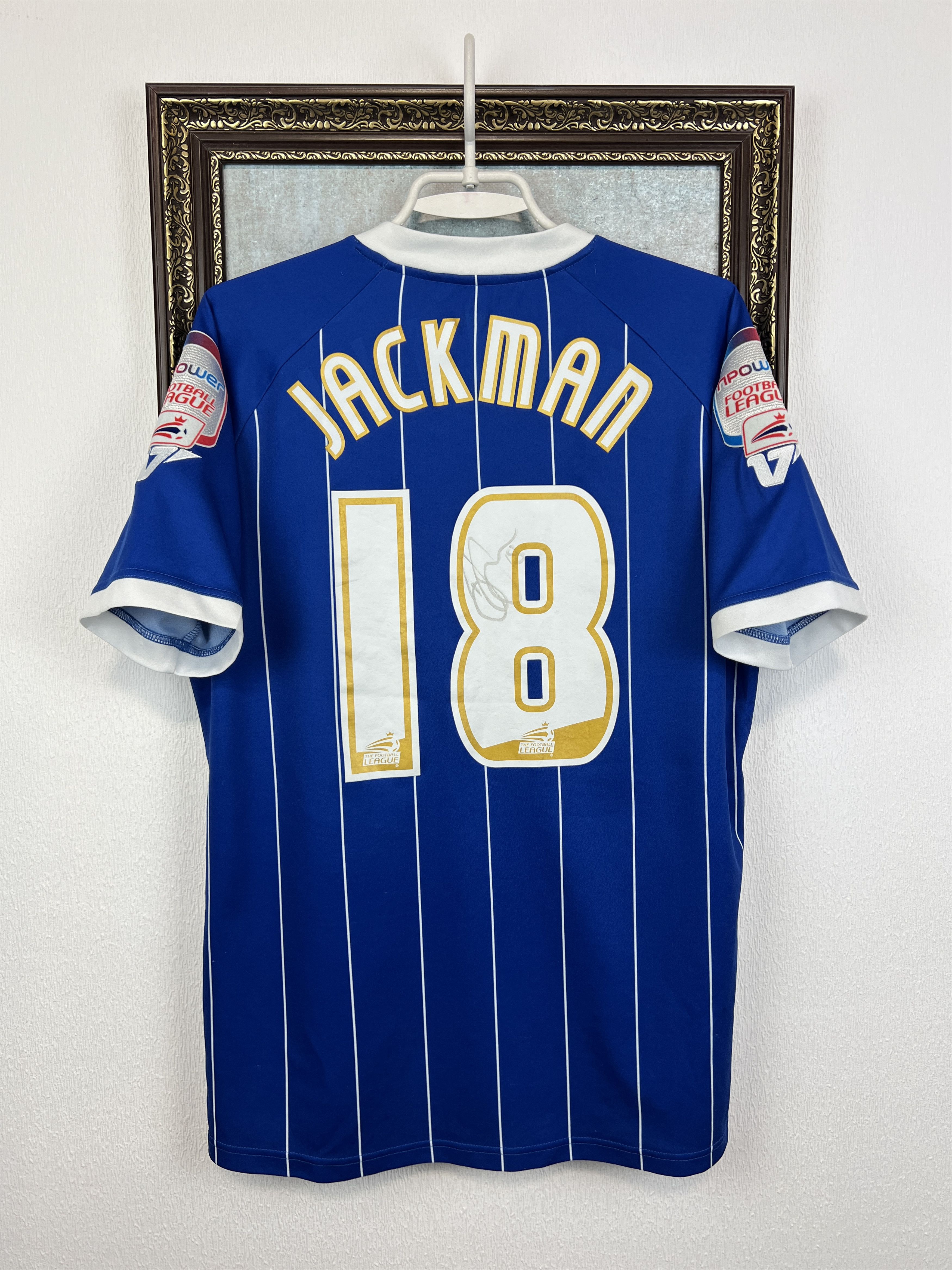 Vintage Gillingham Football Shirt Player Issue #18 Jackman Jersey Size US M / EU 48-50 / 2 - 8 Thumbnail