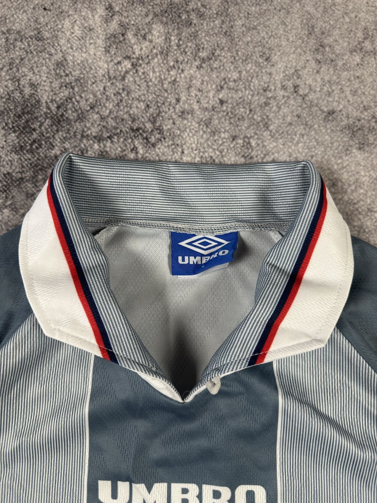 Umbro Vintage Umbro Retro England 90s Soccer Jersey Blokecore L Size US L / EU 52-54 / 3 - 3 Thumbnail