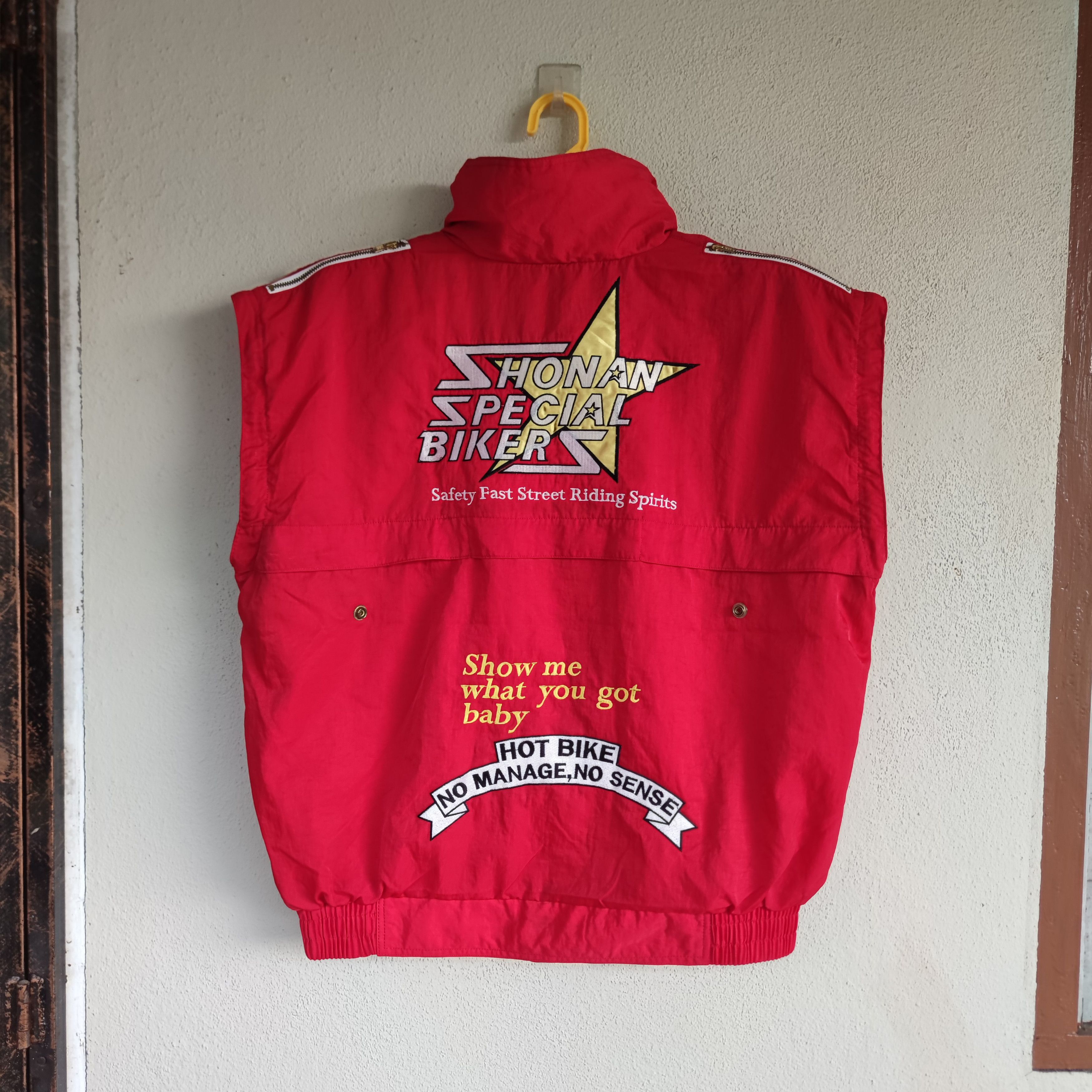 VINTAGE MEDALIST SHONAN SPECIAL BIKERS SLEEVELESS JACKET