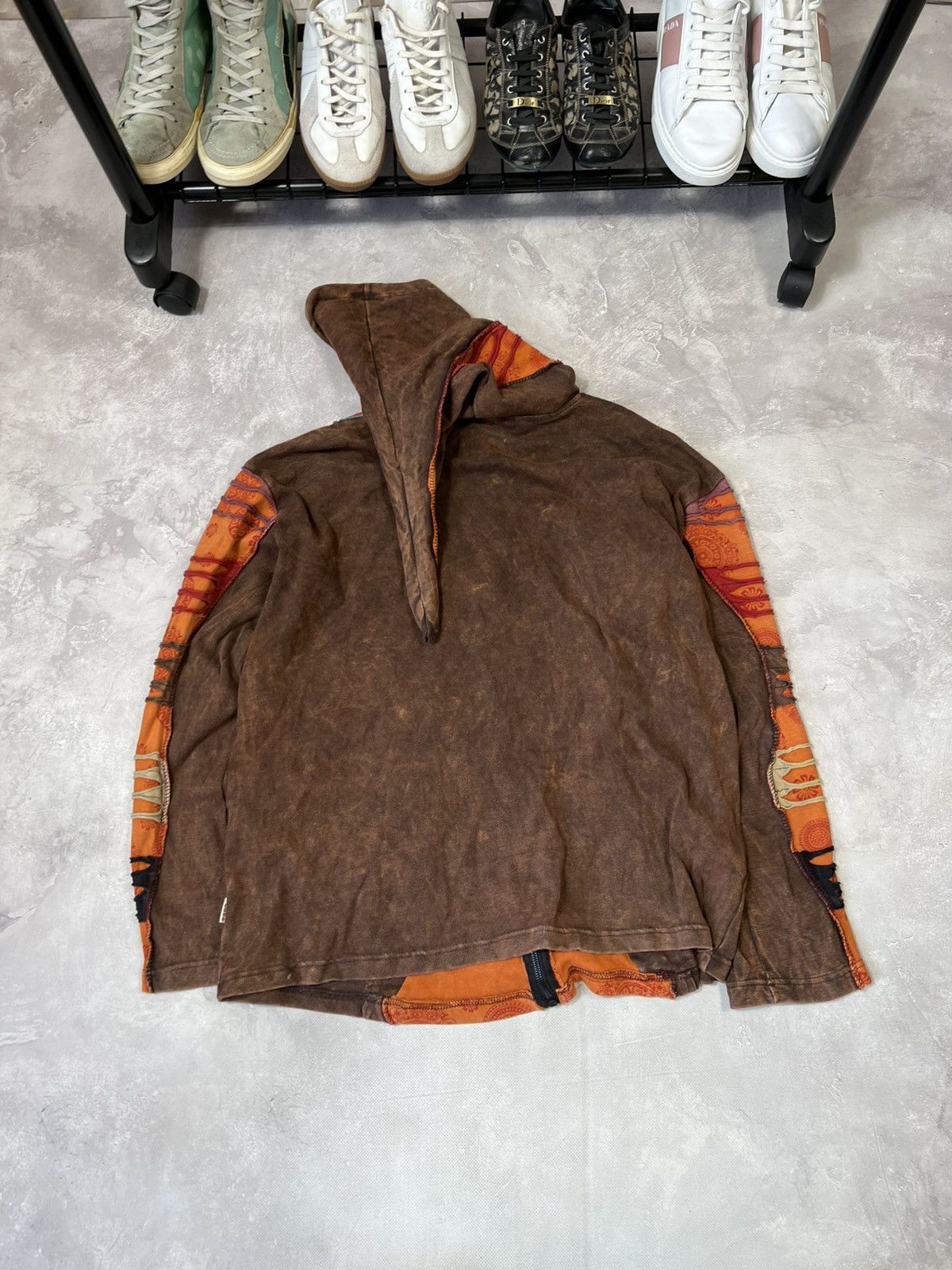 Vintage Vintage IfSixWasNine Style Distressed Zip Hoodie Size US XL / EU 56 / 4 - 10 Thumbnail
