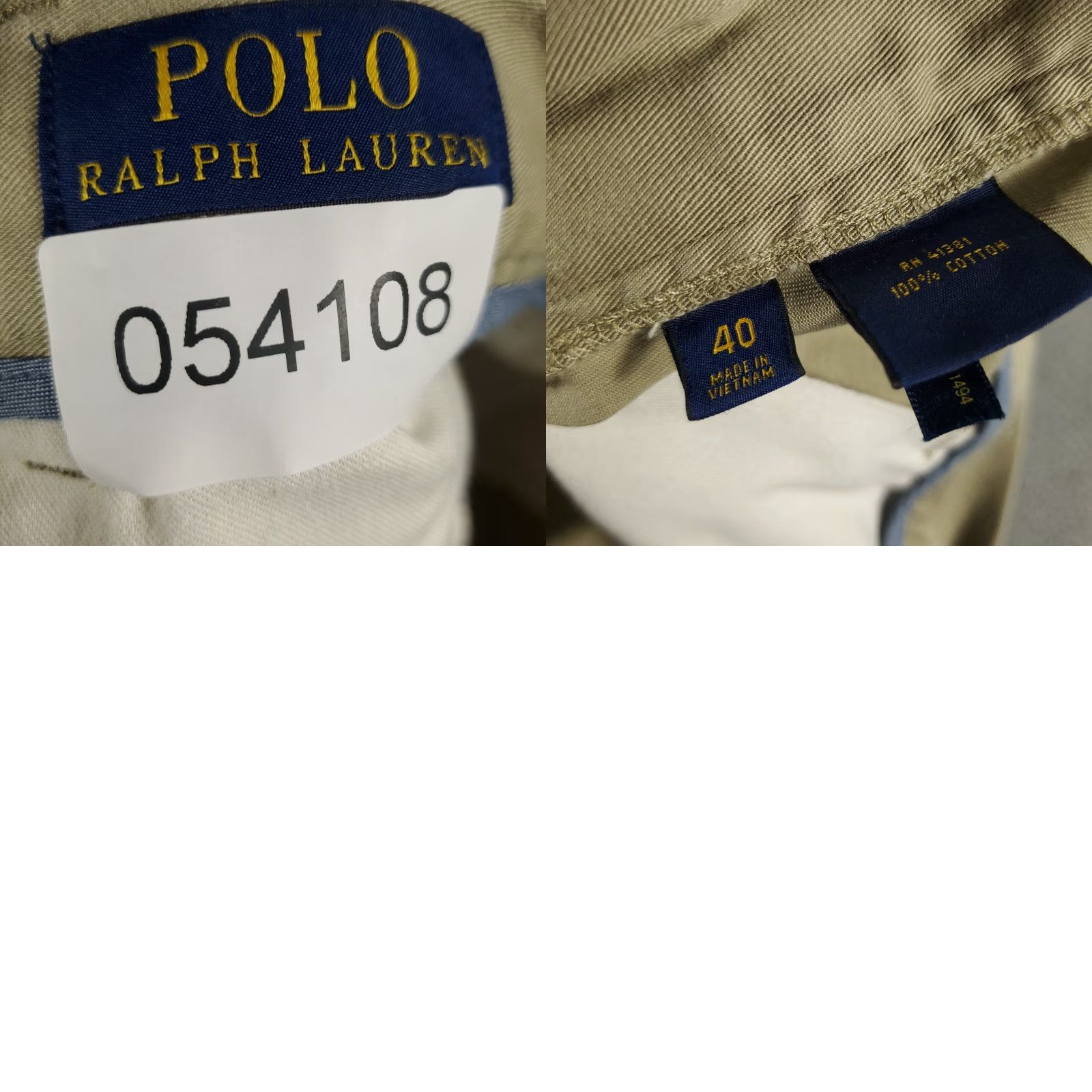 Ralph Lauren Ralph Lauren Chino Shorts Mens Size 40 Beige Cotton Flat Front Casual Size US 40 / EU 56 - 8 Thumbnail