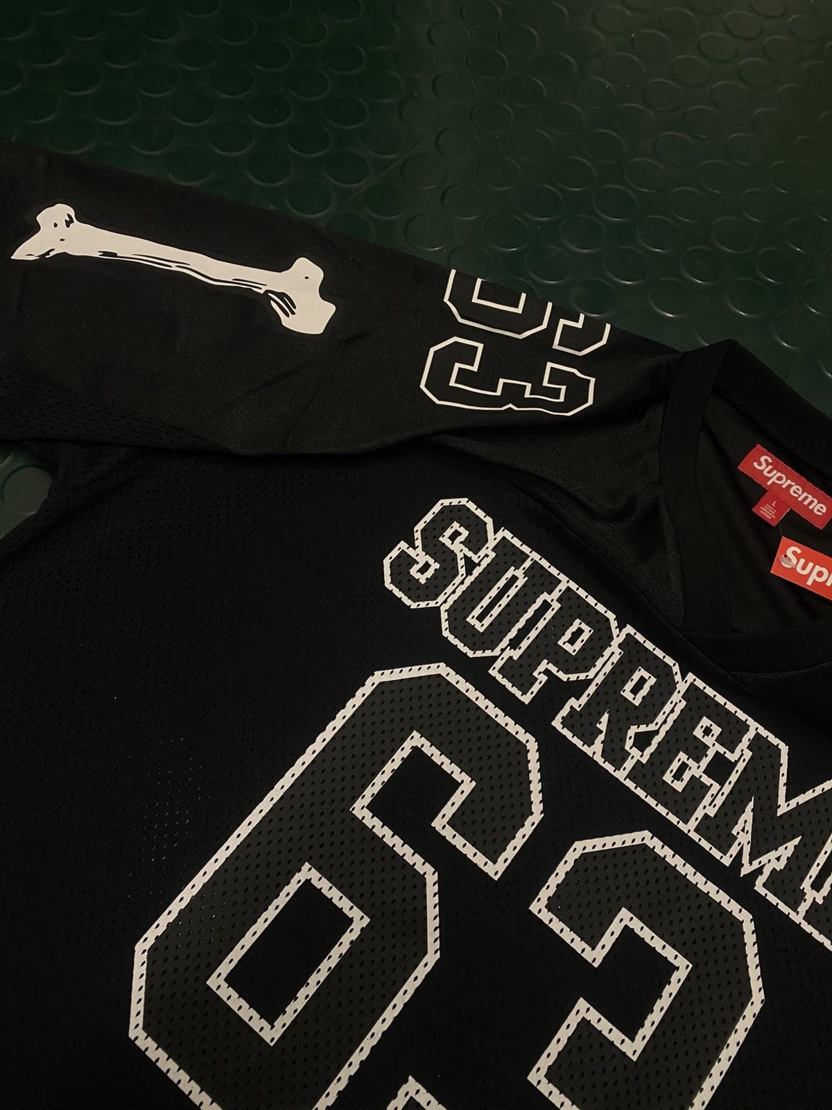 Supreme Supreme Bones Football Jersey Black Size US L / EU 52-54 / 3 - 4 Thumbnail