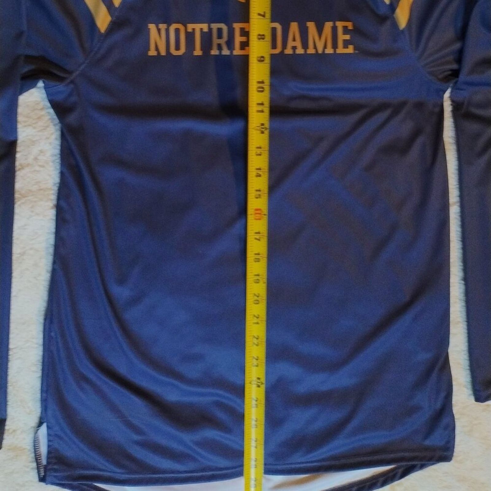 Under Armour Notre Dame Fighting Irish Under Armour Long Sleeve Shirt Men Size US M / EU 48-50 / 2 - 4 Thumbnail