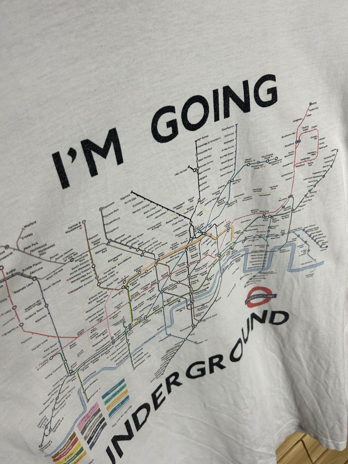 Vintage Vintage I’m going underground t shirt Size US L / EU 52-54 / 3 - 3 Thumbnail