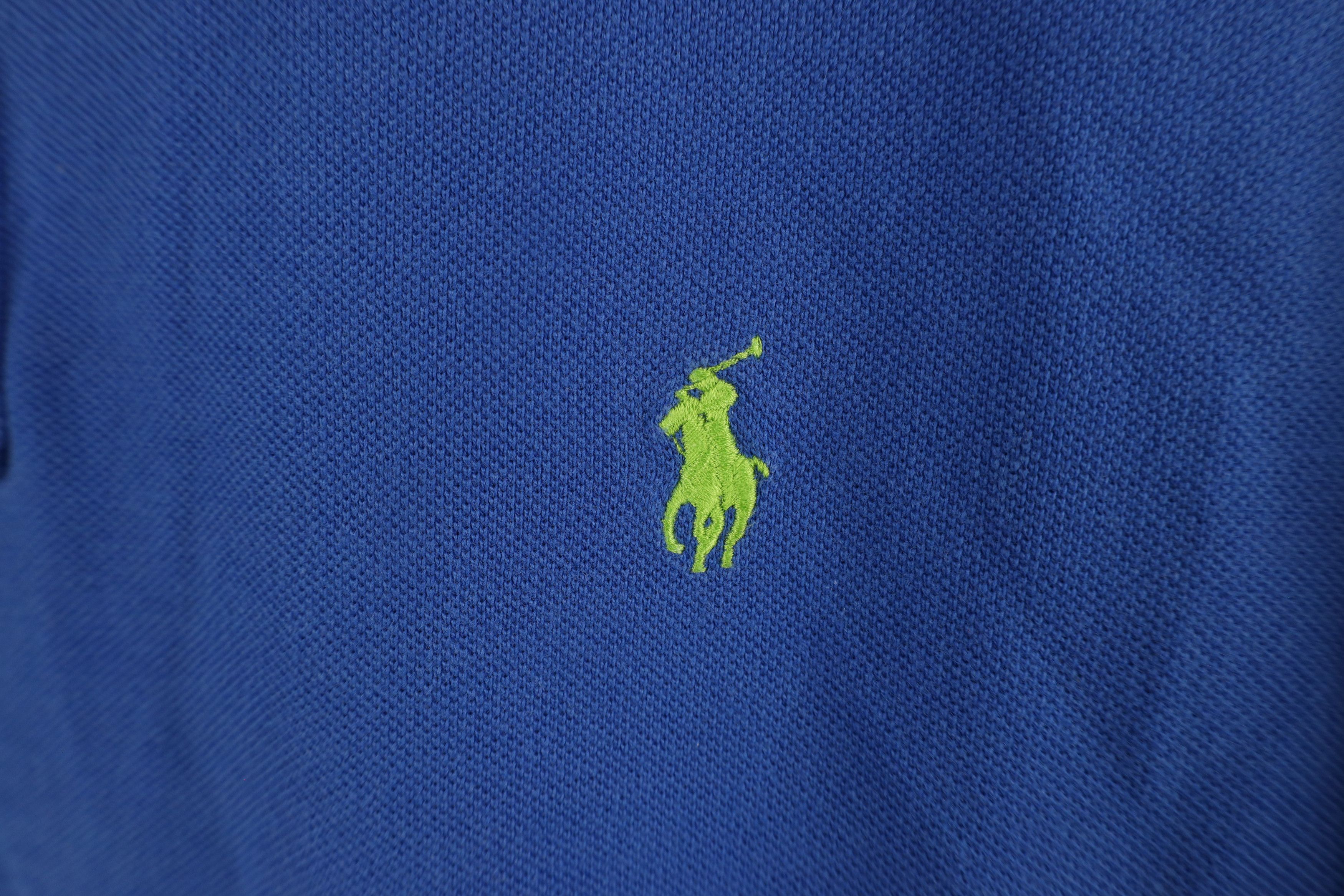 Ralph Lauren × Vintage Vintage 90s Ralph Lauren Short Sleeve Collared Polo Shirt Size US XL / EU 56 / 4 - 4 Thumbnail