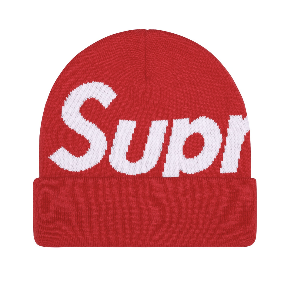 Supreme Supreme Big Logo Beanie in Red Size ONE SIZE - 1 Thumbnail