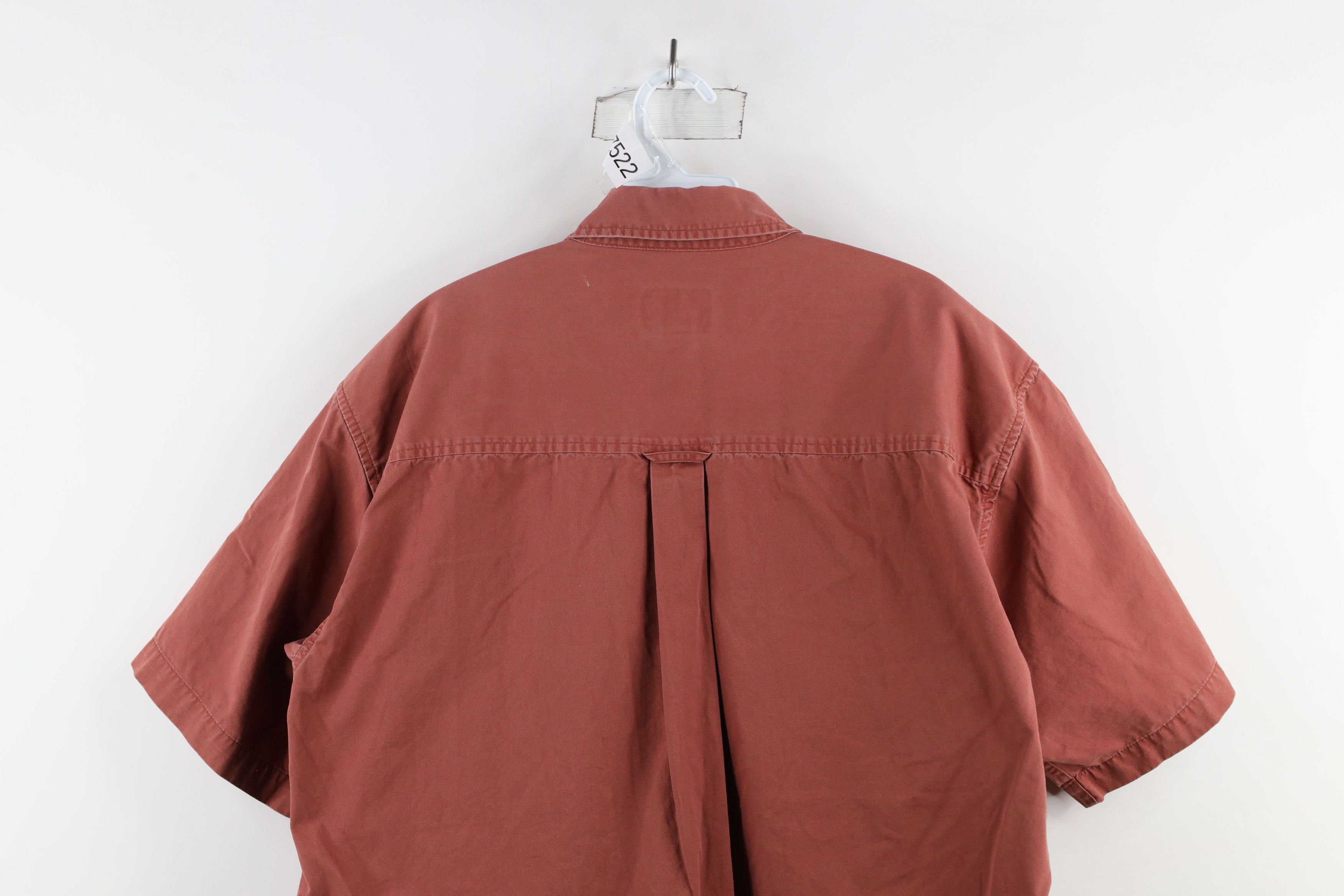 Cabelas × Vintage Vintage Cabelas Short Sleeve Collared Bush Button Shirt Size US L / EU 52-54 / 3 - 14 Thumbnail