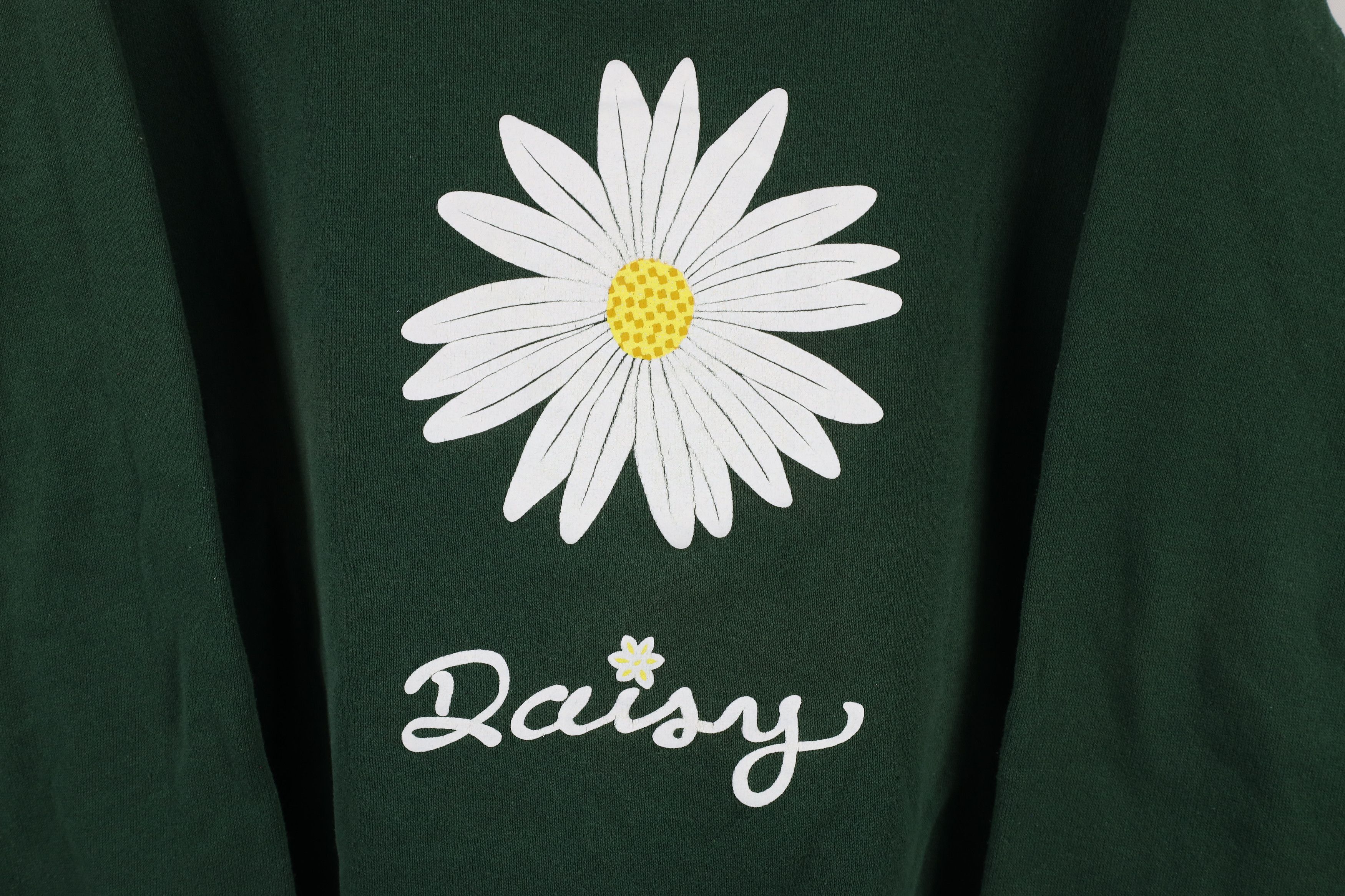 Vintage Vintage 90s Streetwear Daisy Flower Crewneck Sweatshirt USA Size S / US 4 / IT 40 - 4 Thumbnail