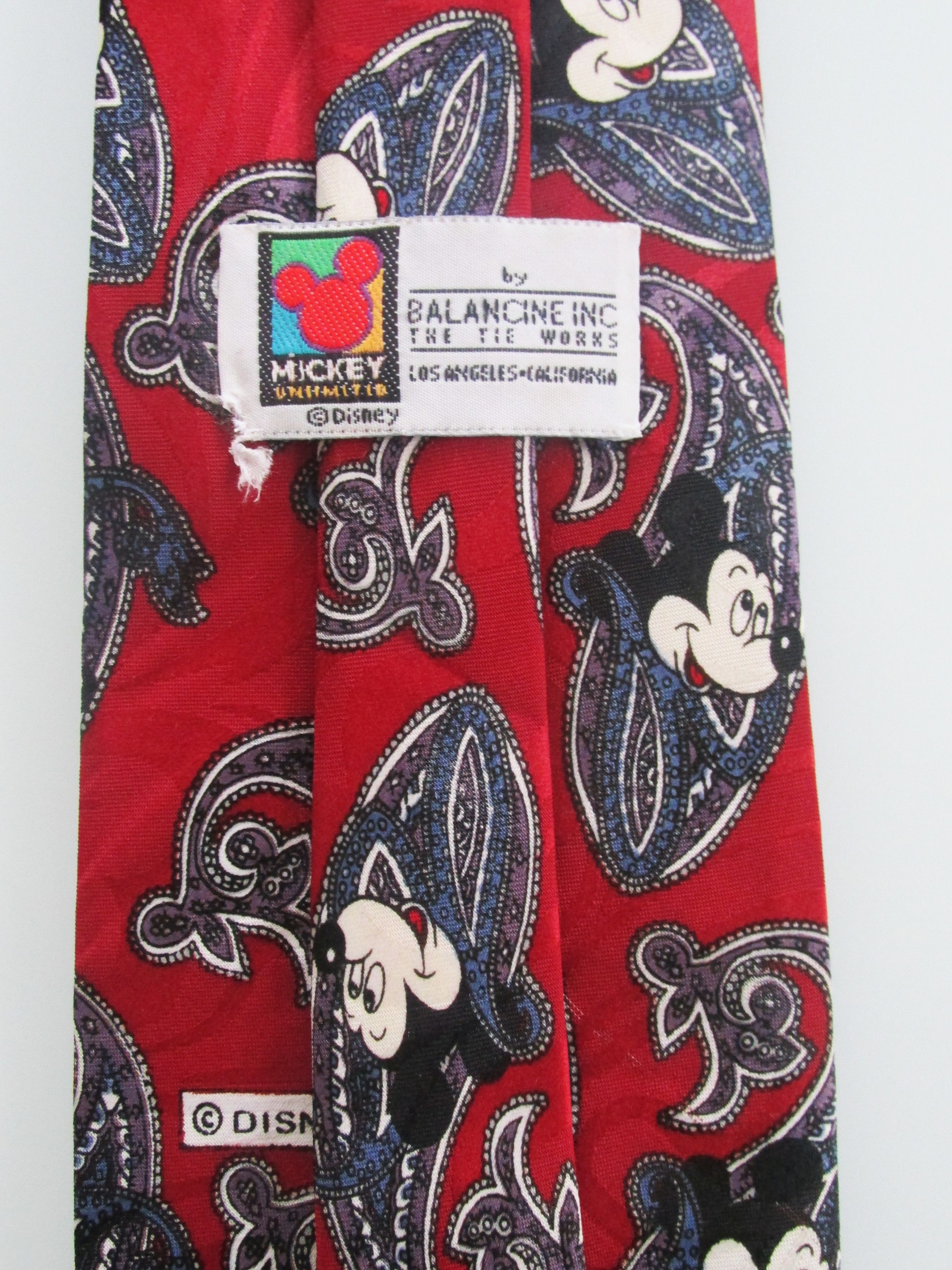 Disney Mickey Mouse/Disney Men's Tie Size ONE SIZE - 5 Thumbnail