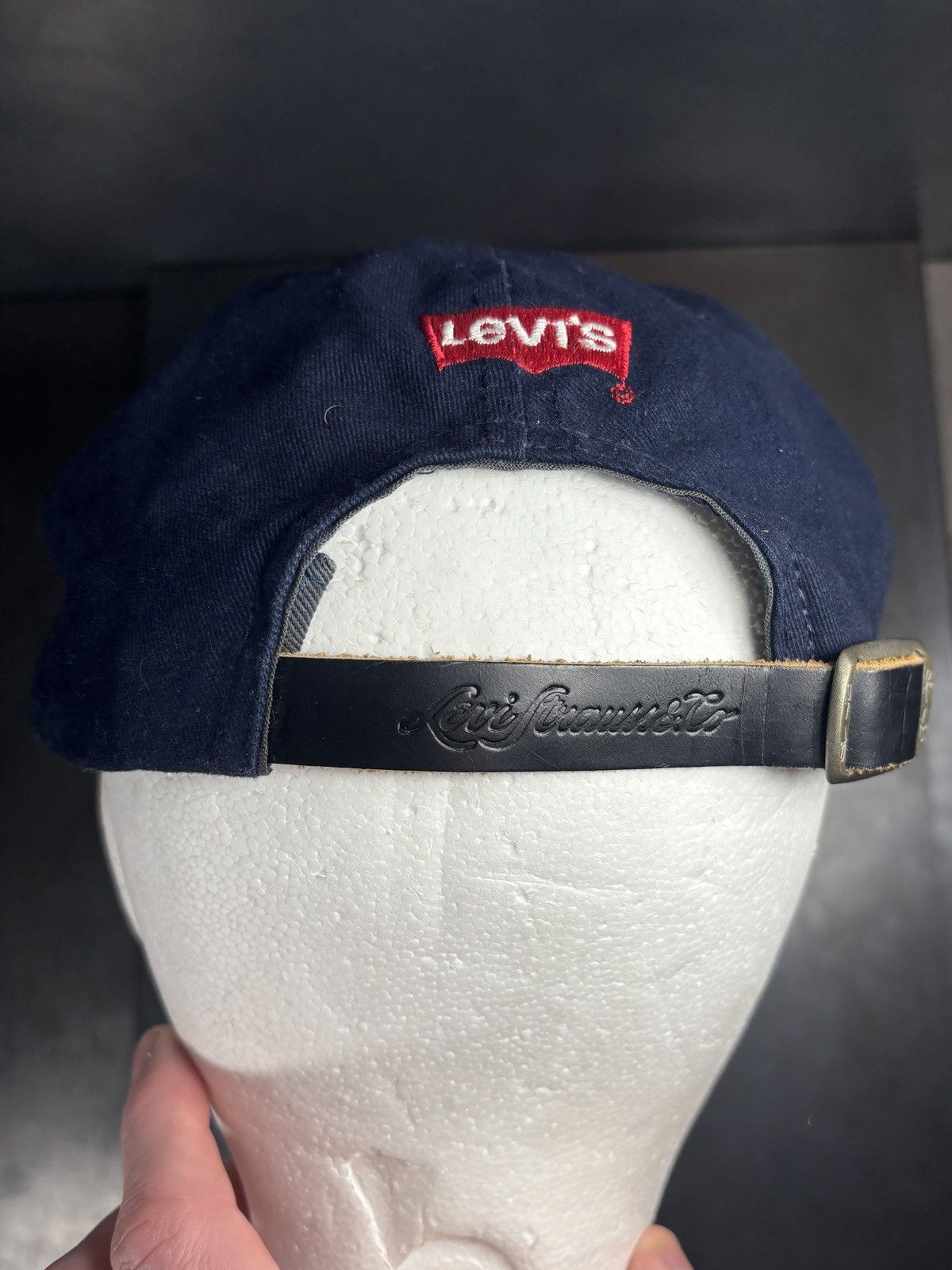 Levi's 1990s Levi's Jeanswear Baseball Cap 90s Vintage Hat Canada Size ONE SIZE - 12 Thumbnail