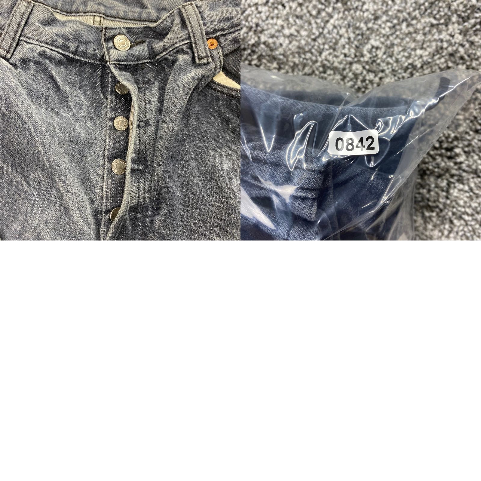 Levi's VINTAGE Levi's Jeans Mens 36X33 Dark Blue Denim 501 Button Fly Straight 90s Y2K Jeans Mens Regular Blue 501 Jeans Levi's 500 Series USA 80s 90s Size US 36 / EU 52 - 9 Thumbnail