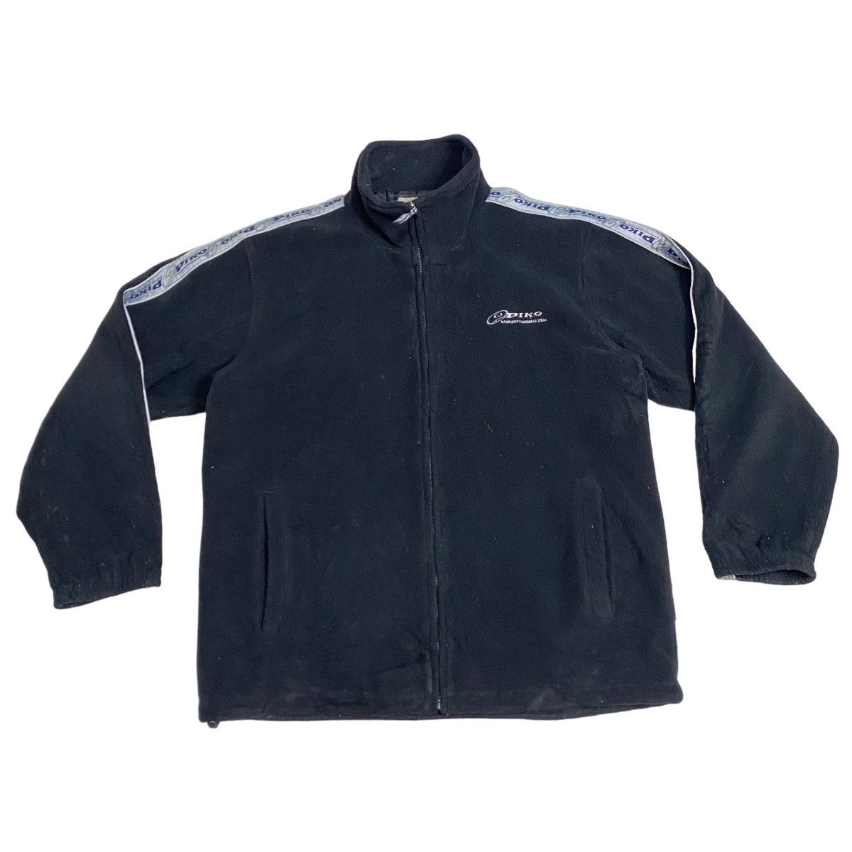 Japanese Brand Piko side tape reflect fleece zipper jacket Size US M / EU 48-50 / 2 - 5 Thumbnail