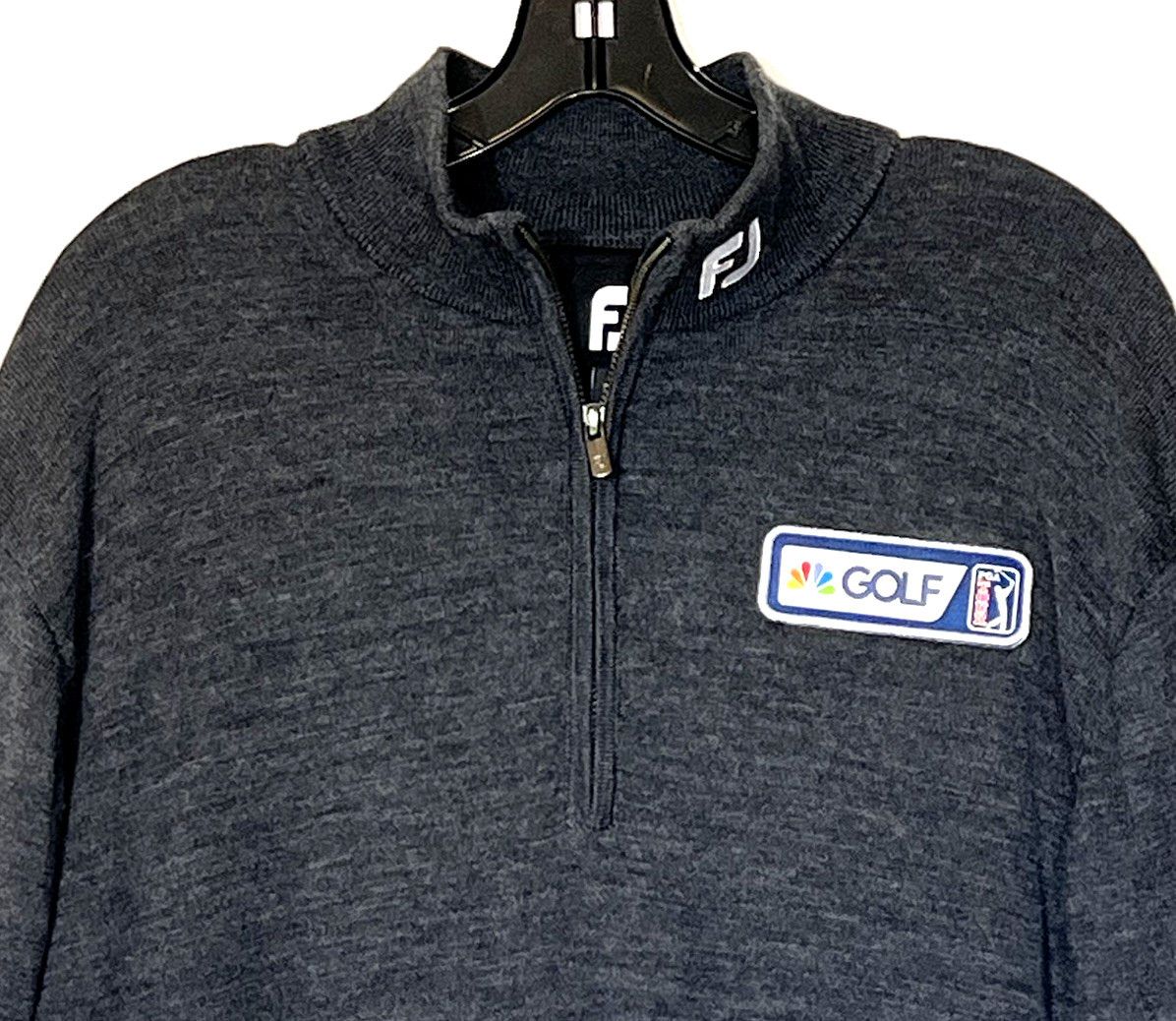 Footjoy FootJoy FJ 100% Wool NBC Golf PGA Tour Pullover Sweater Size US L / EU 52-54 / 3 - 8 Thumbnail