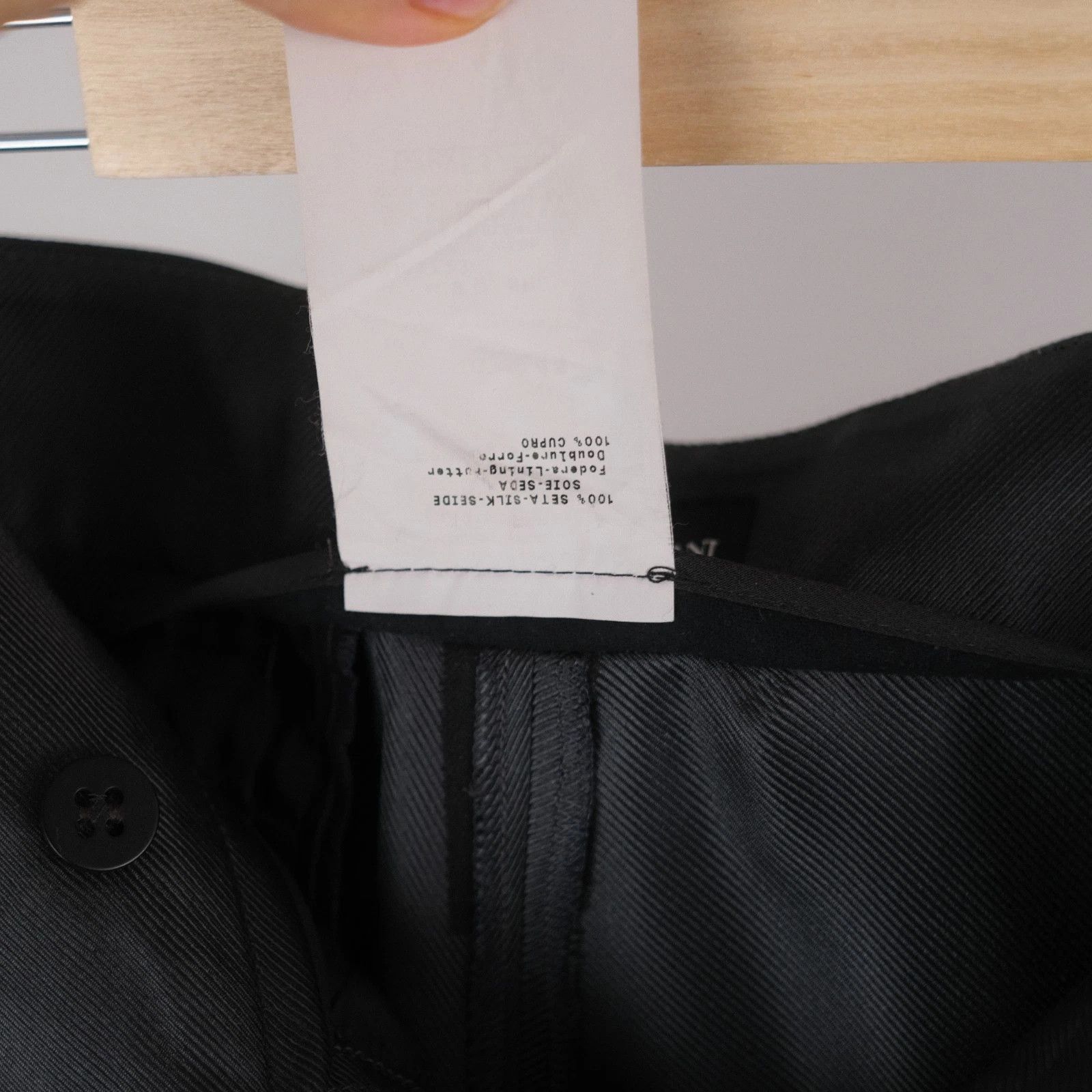 Emporio Armani Emporio Armani 100% Silk Wide Leg Trousers Size 44 Size 30" / US 8 / IT 44 - 14 Thumbnail