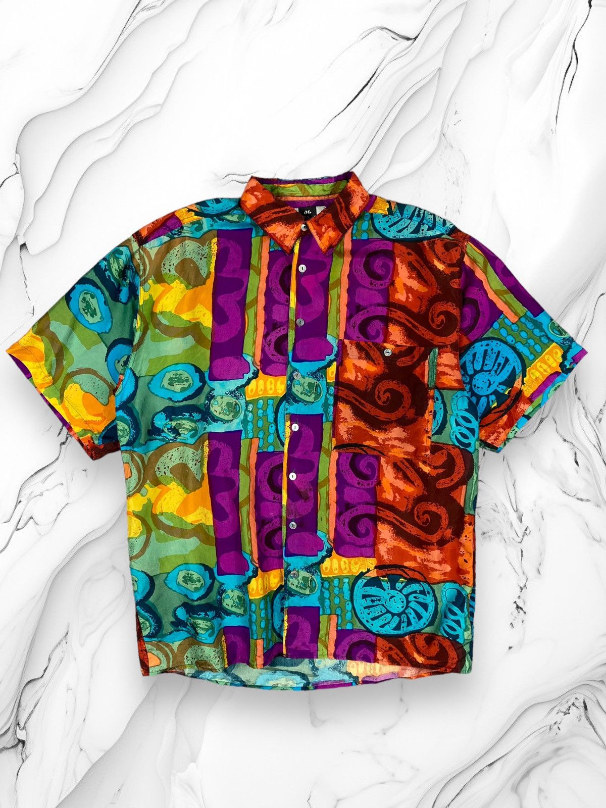 Japanese Brand Mens Vintage Hawaiian Crazy Shirt Aloha Wear Size M Size US M / EU 48-50 / 2 - 1 Thumbnail