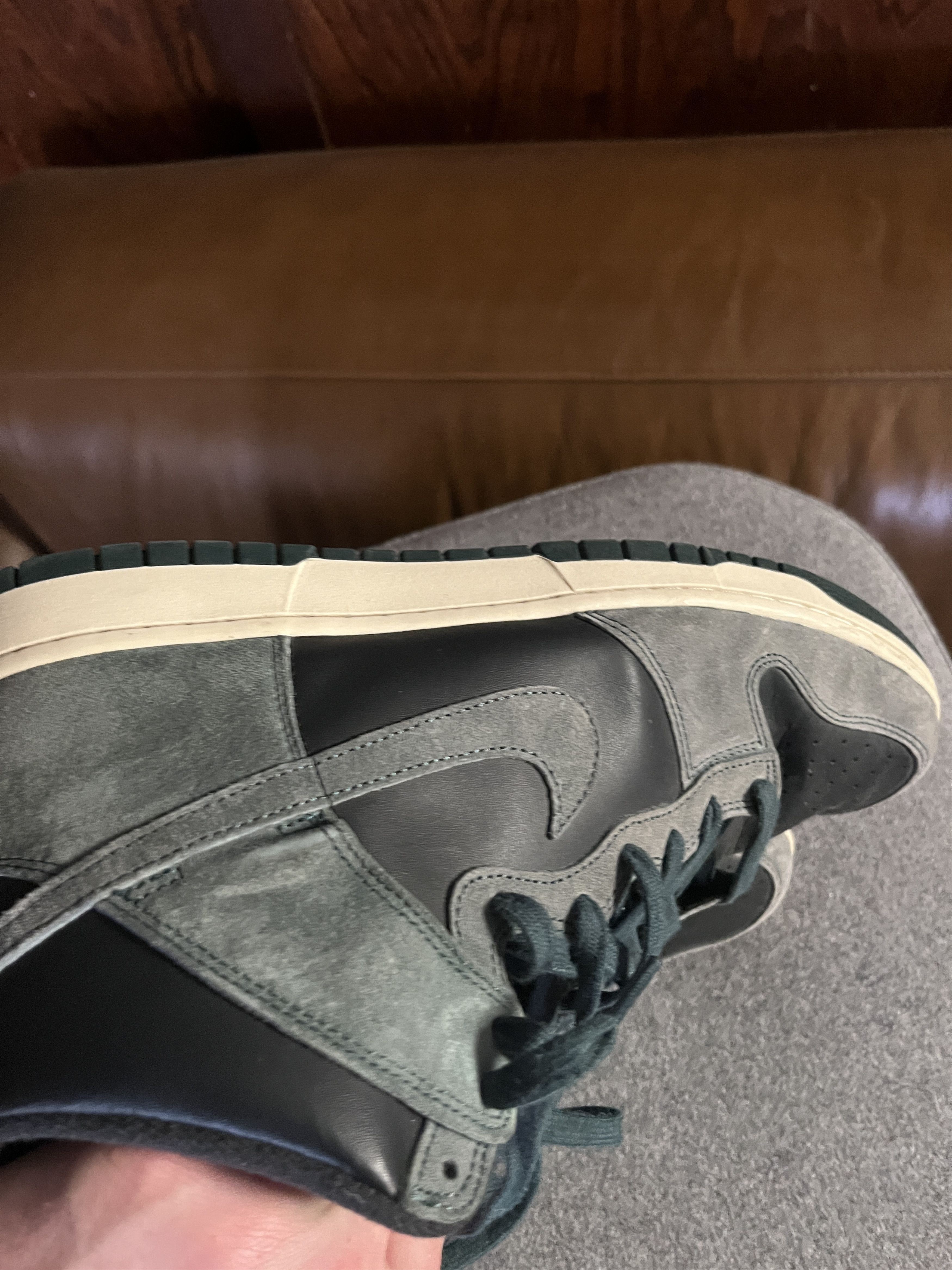 Nike Nike Dunk High - 12.5 - Green/black Size US 12.5 / EU 45-46 - 6 Thumbnail
