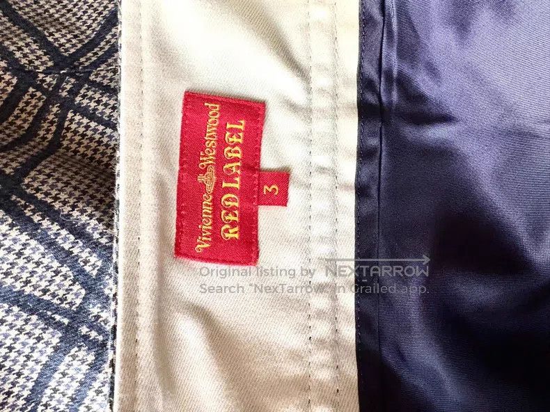 Vivienne Westwood Vivienne Westwood size 3 Grey checkered asymmetrically cut Size 26" / US 2 / IT 38 - 5 Thumbnail